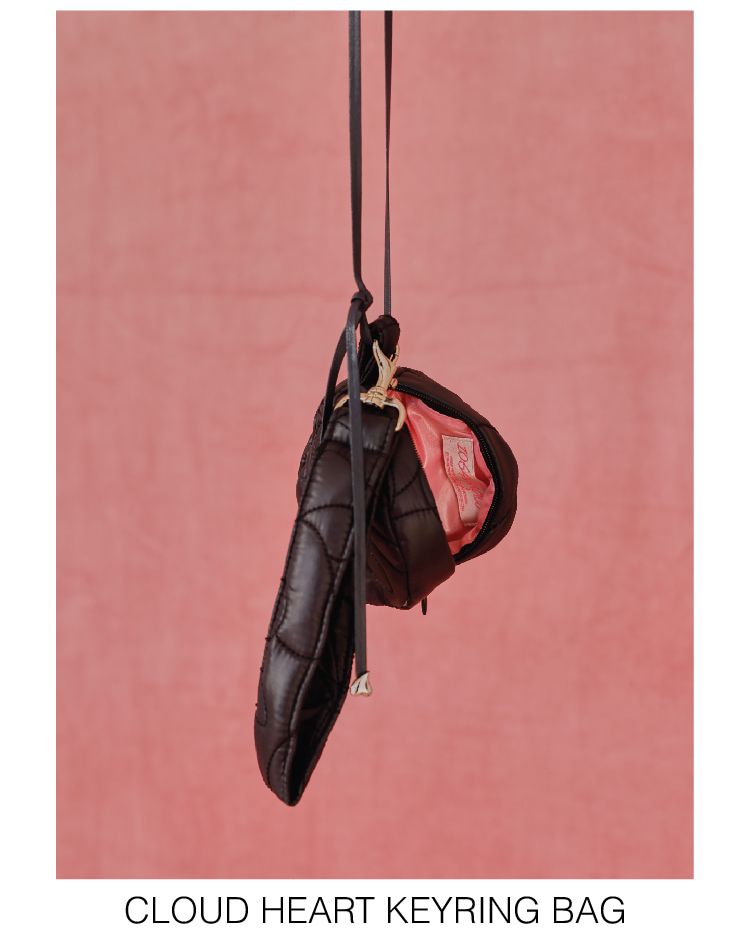 2차입고* CLOUD HEART KEYRING BAG (3 way)