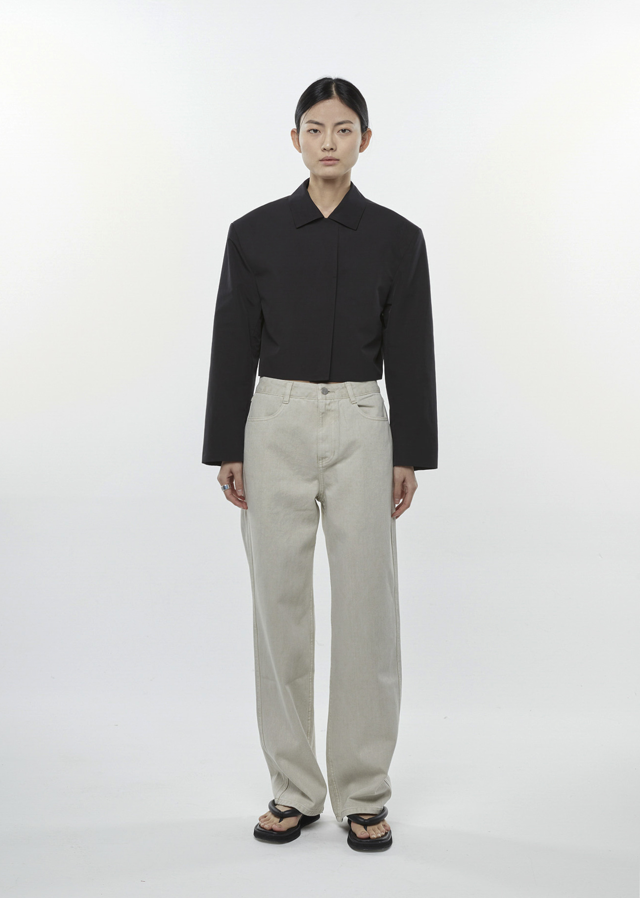 TAFFETA CROPPED JACKET 사진 2/4