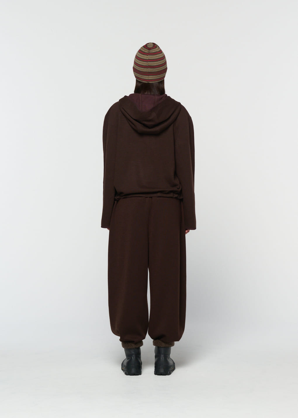 easy wool pants, brown 사진 3/4