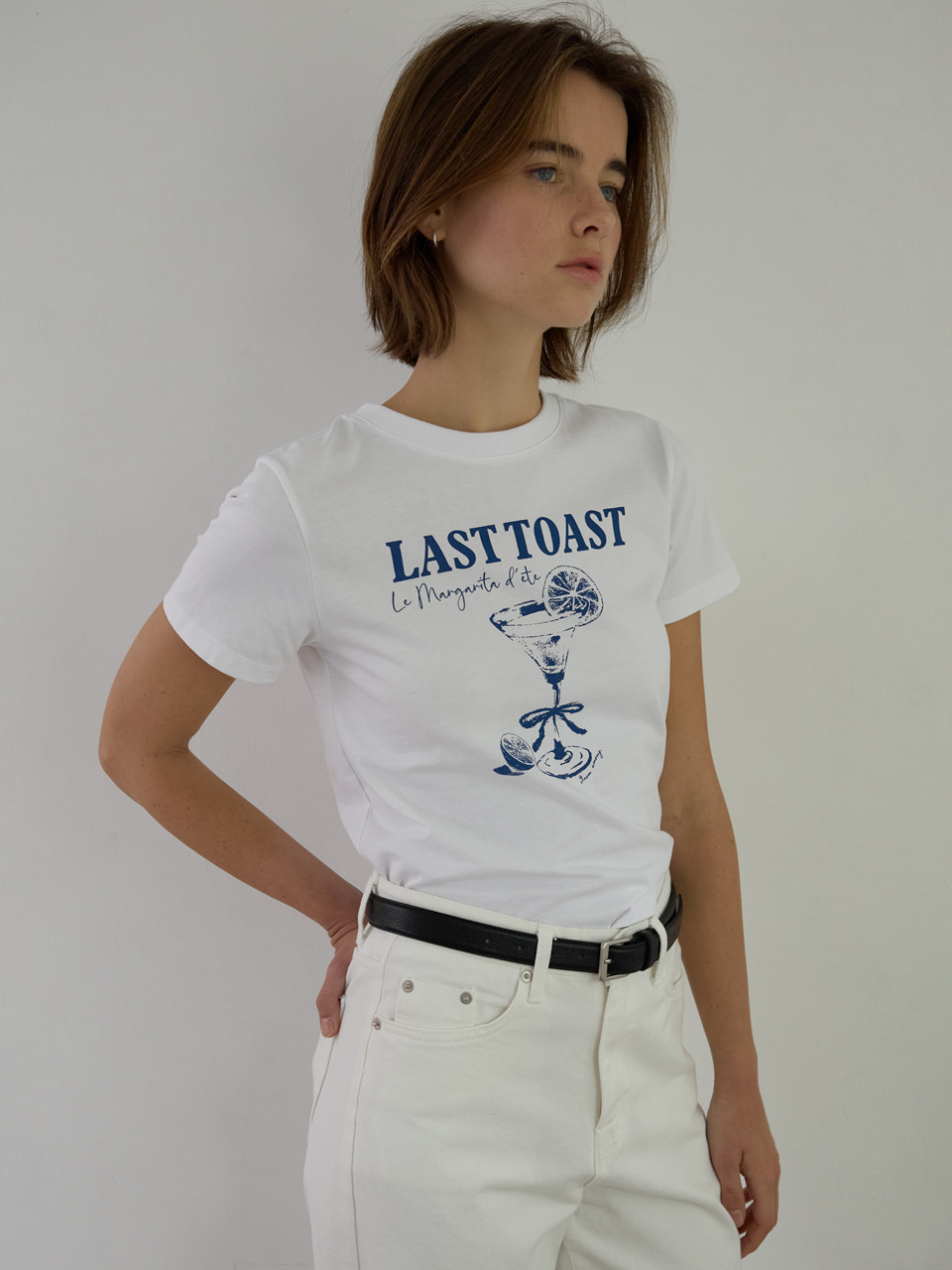 A LAST TOAST TEE_WHITE 사진 1/4