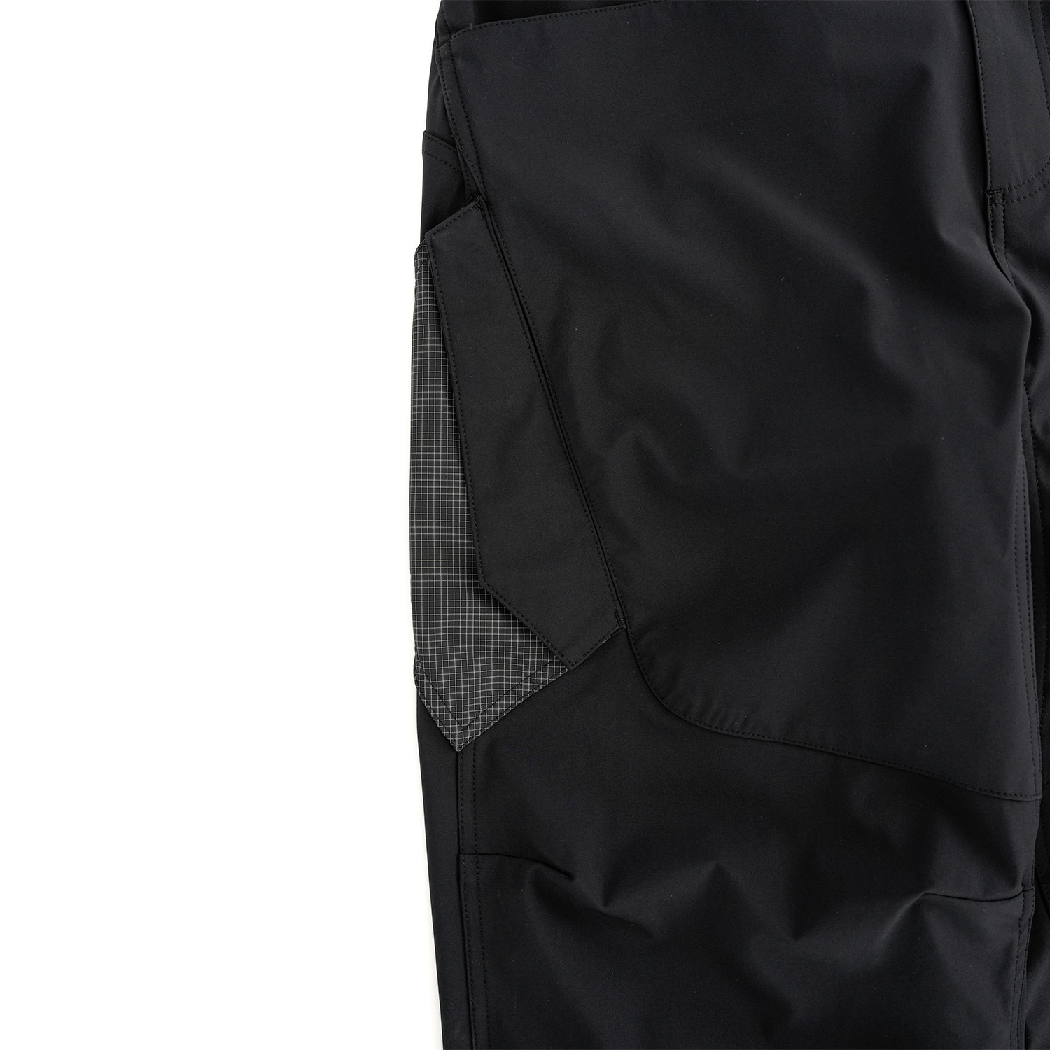 Flap Cargo SoftShell Pants (CAYL × BROMPTON) / Black 사진 3/4