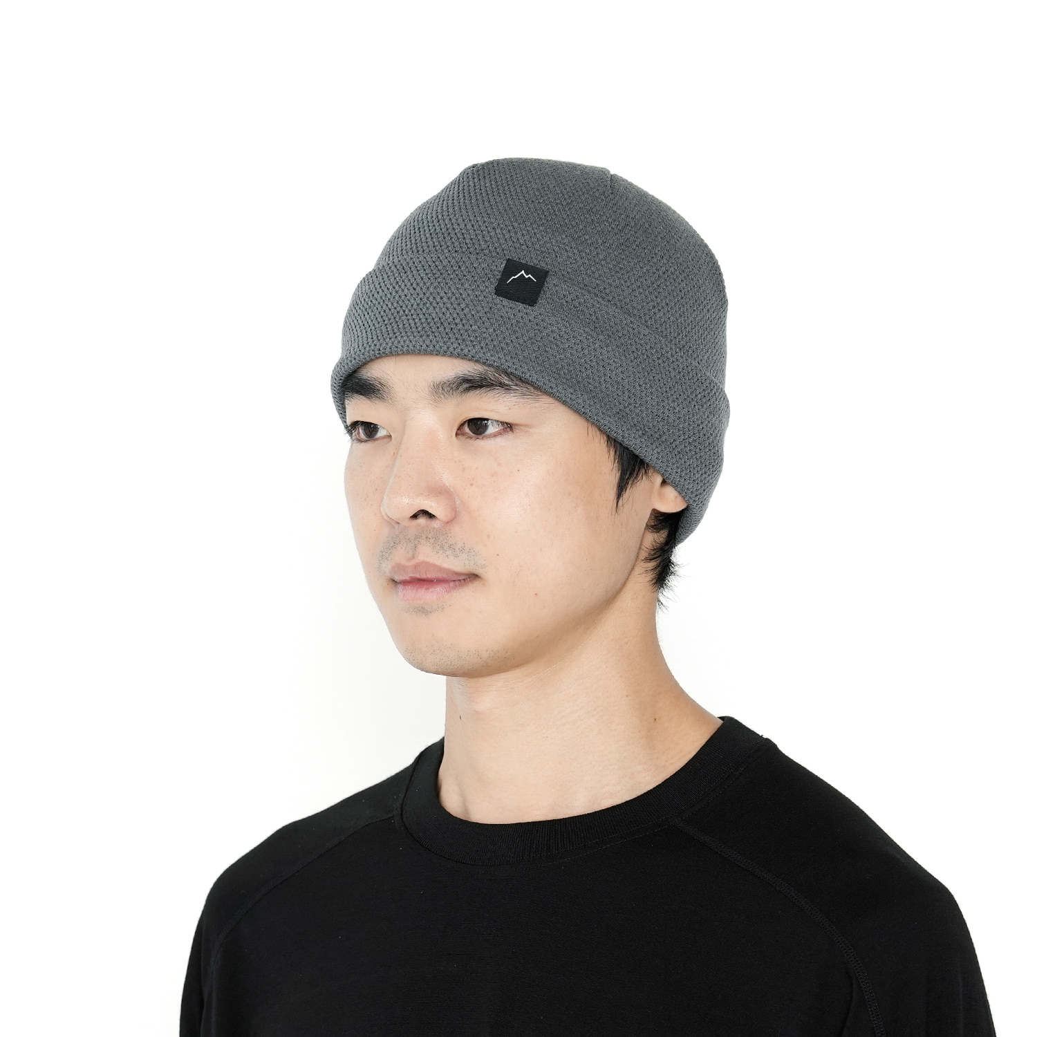 Wool Mesh Beanie / Grey 사진 1/4