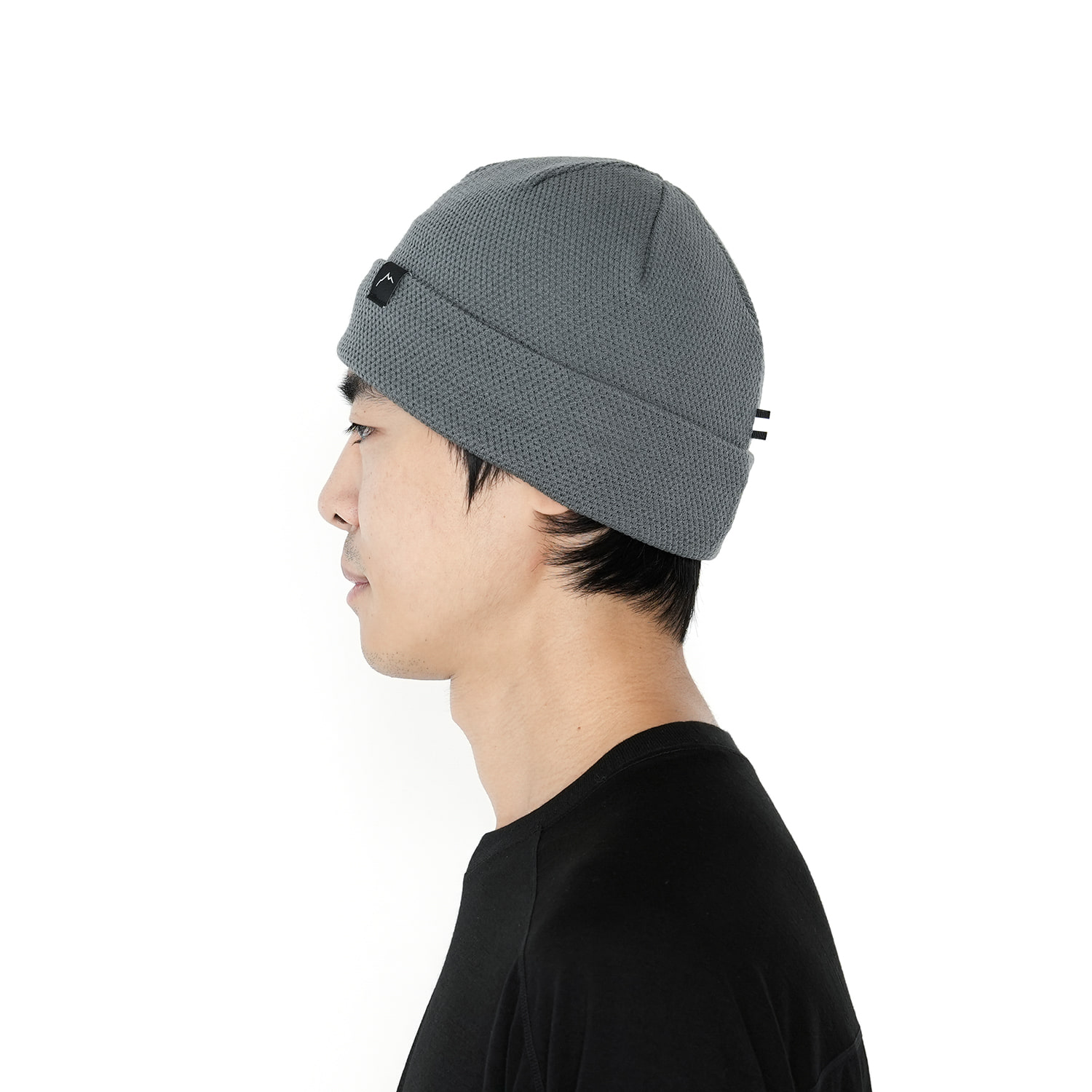 Wool Mesh Beanie / Grey 사진 2/4