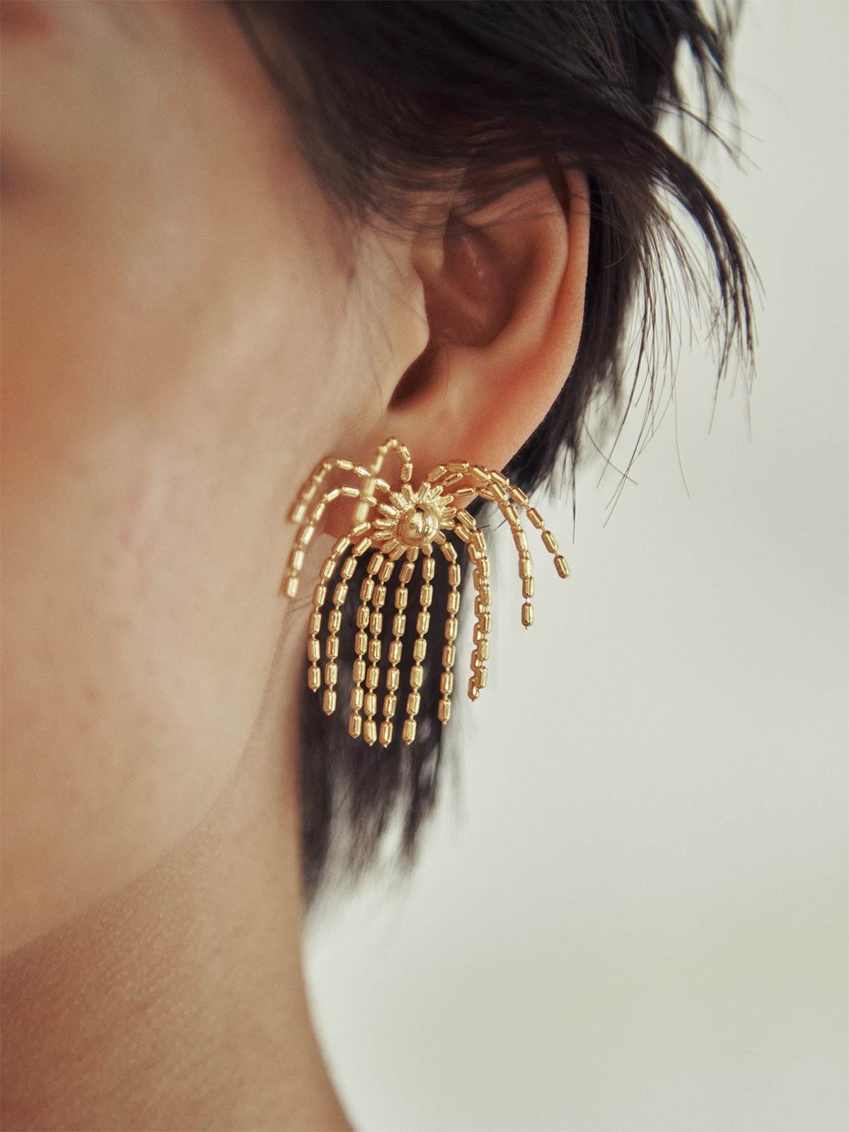 HANABI EARRINGS_GOLD