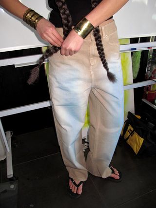 STRAIGHT WASHED PAINTING DENIM PANTS_BEIGE BLUE