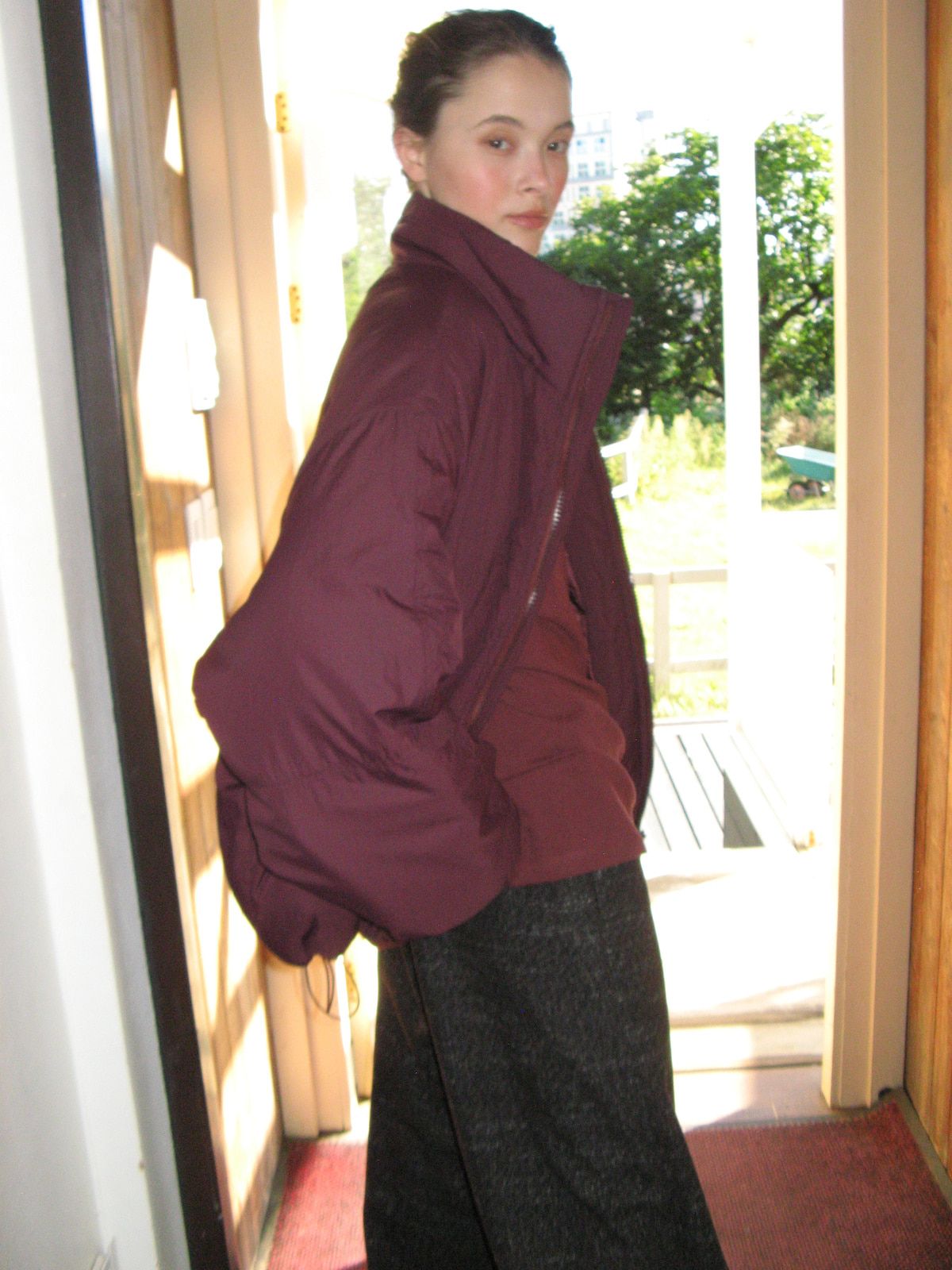 Centaur Oversized Padded Jumper_Purple 사진 4/4