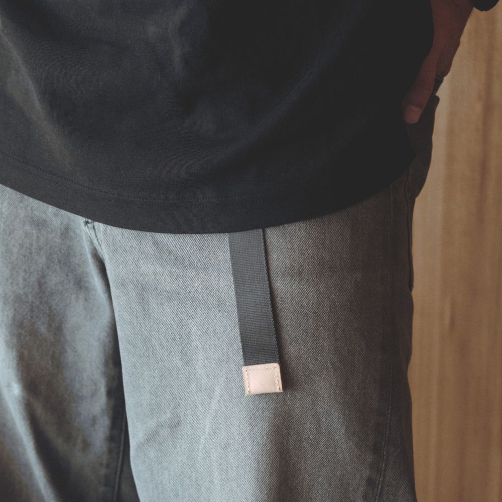 LEATHER NYLON BELT