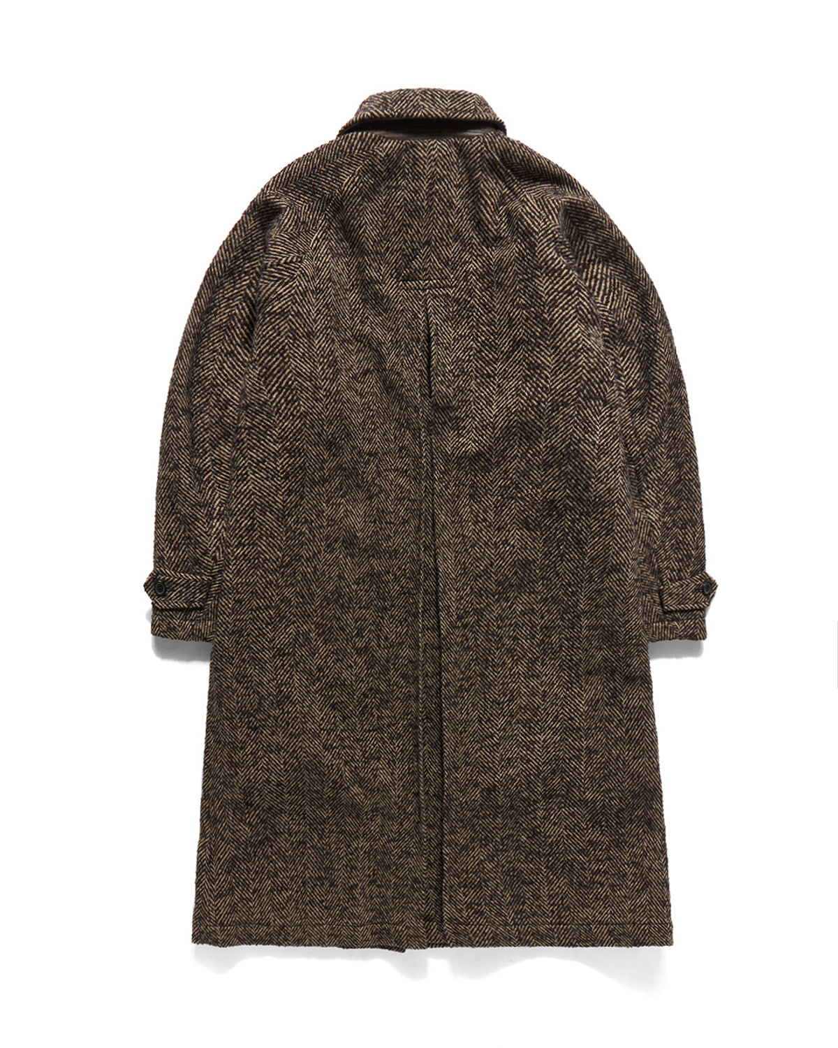 (WOMAN) HIGHLAND BALMACAAN COAT / D.BROWN HERRINGBONE WOOL 사진 2/4