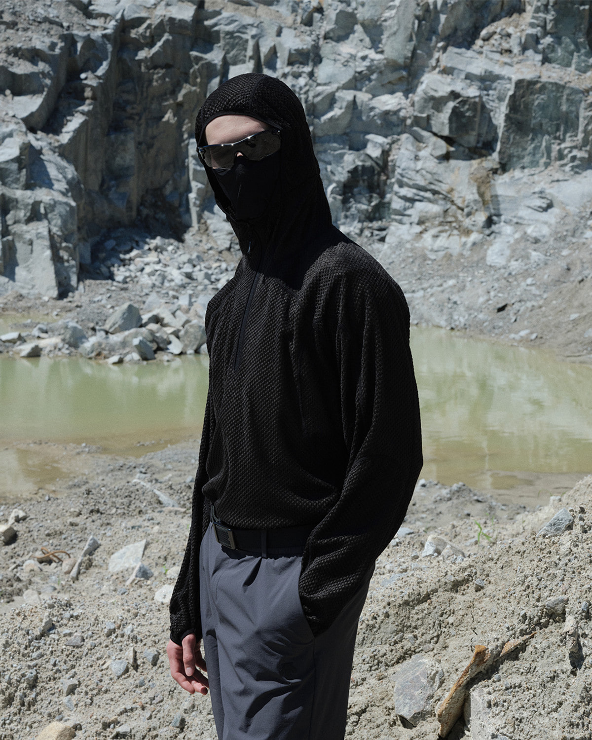 MONTANE WAVES FLEECE PULLOVER / BLACK 사진 3/4