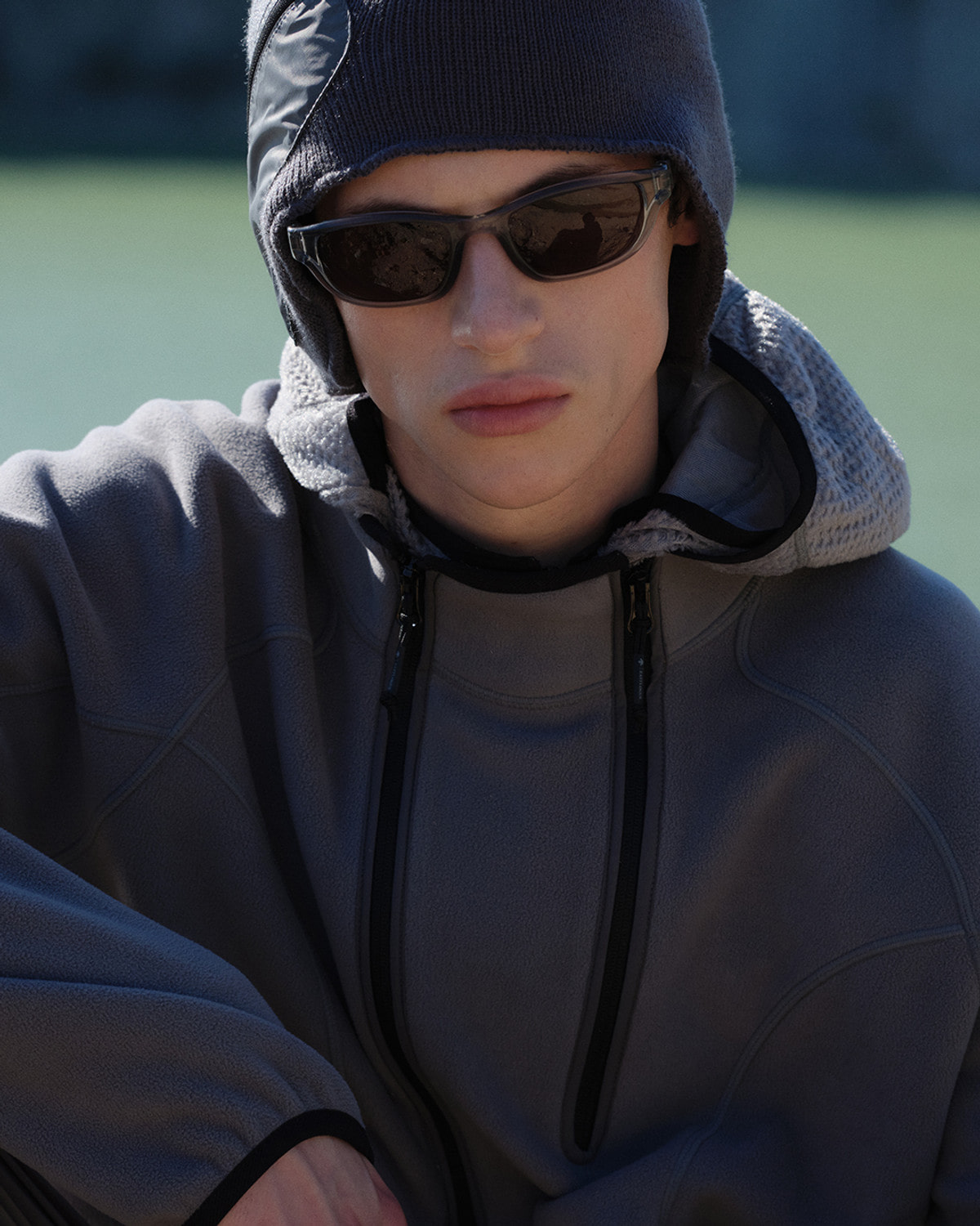 MONTANE WAVES FLEECE JACKET / GUNMETAL 사진 2/4