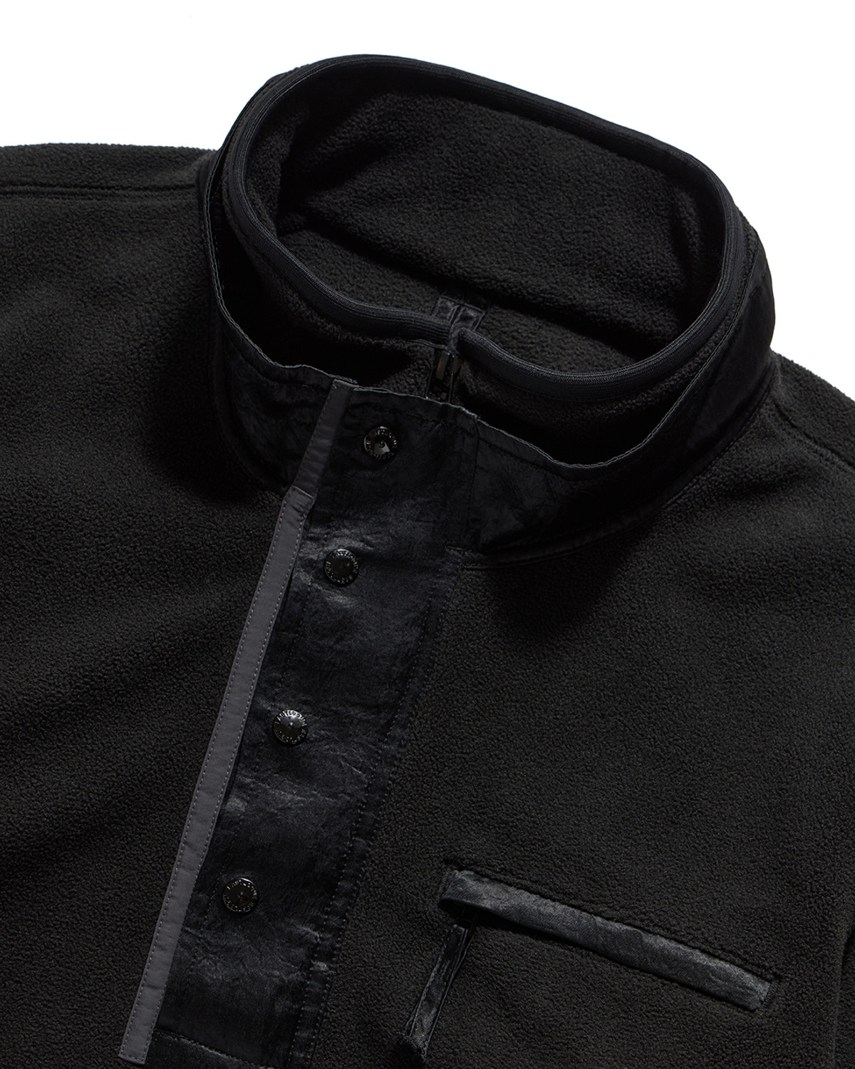 (WOMAN) ALPINE HALF ZIP-UP FLEECE JUMPER / BLACK