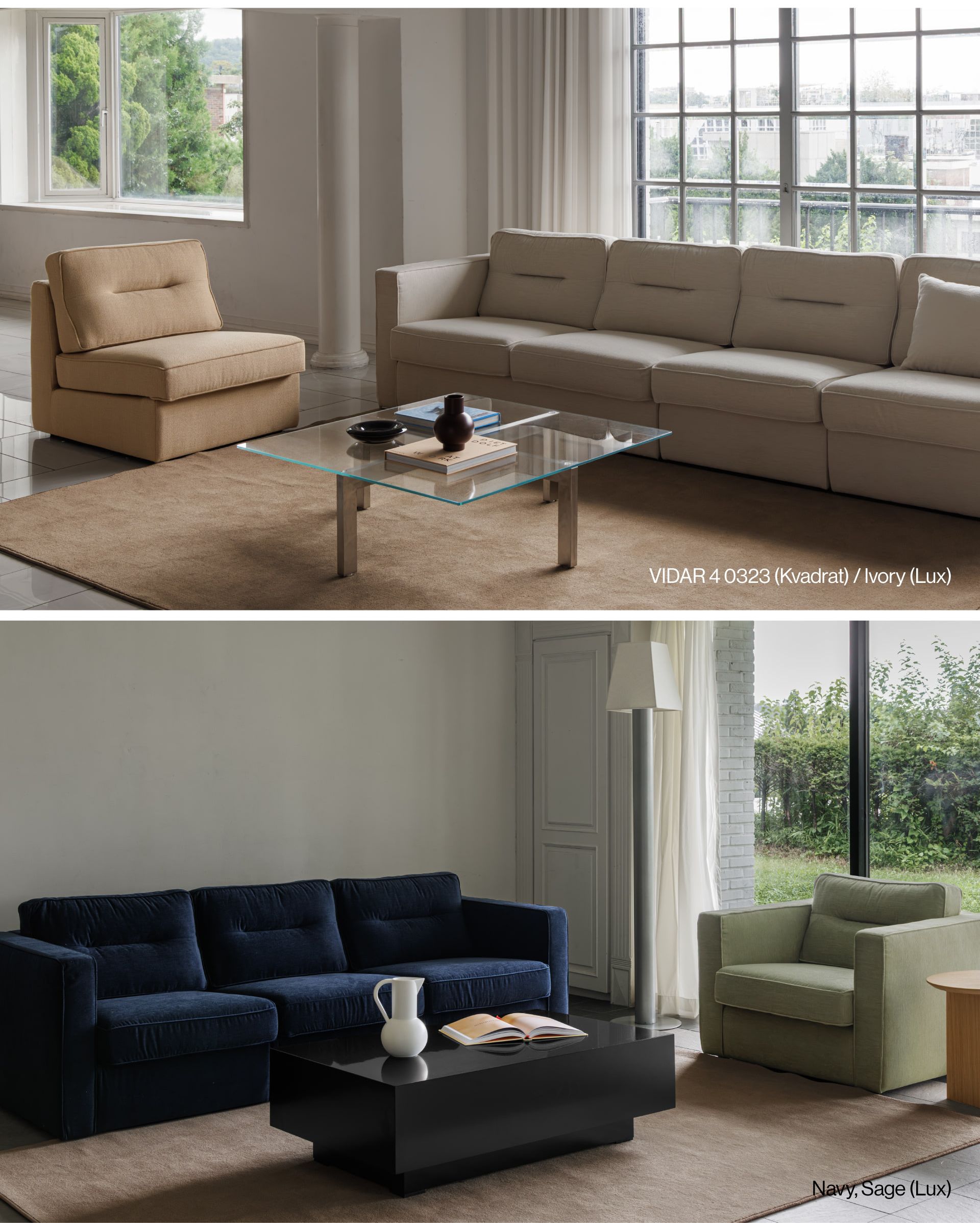 SETTLE SOFA (fabric) 모듈