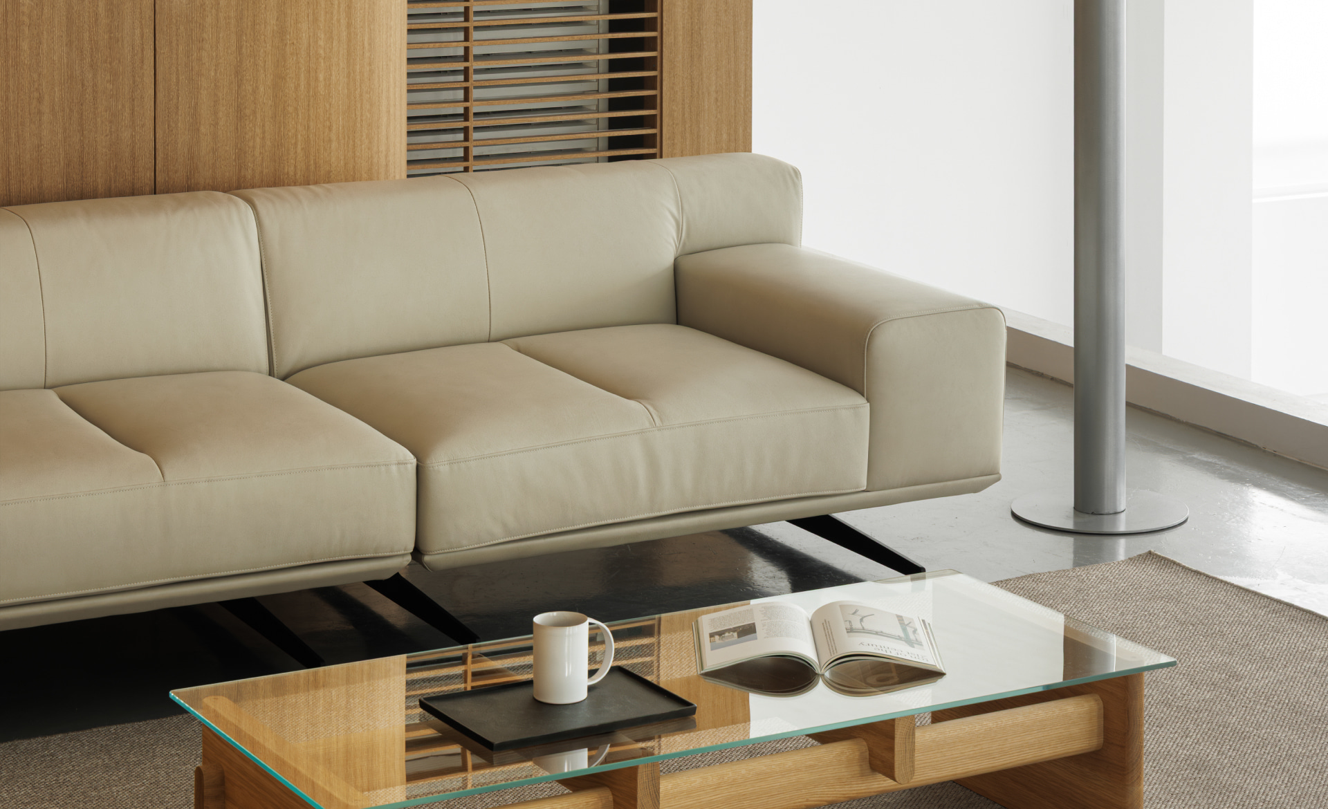 TOMBO SOFA (leather) 2480 OPEN 사진 3/4