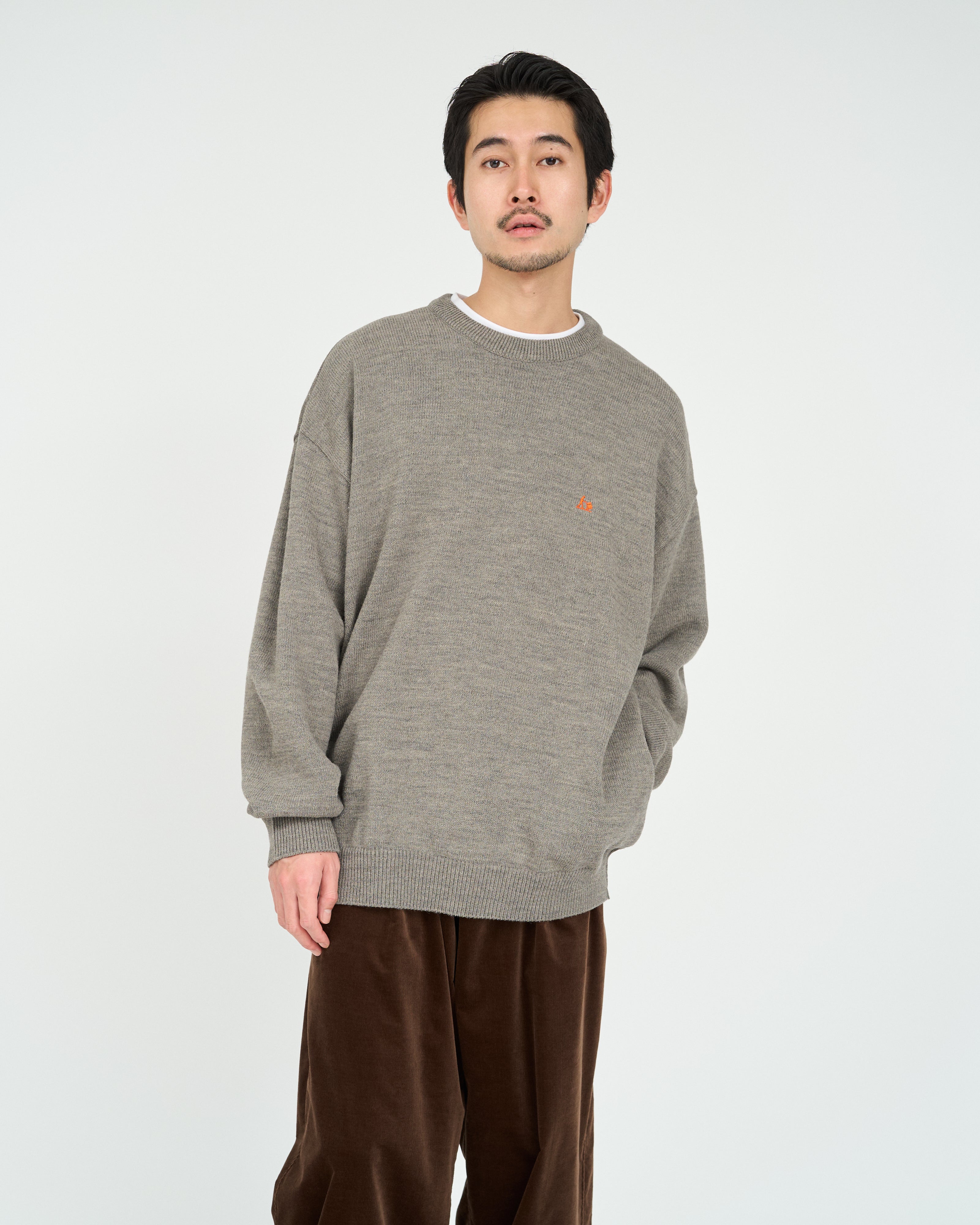 THERMAL JERSEY CREW NECK KNIT 사진 4/4