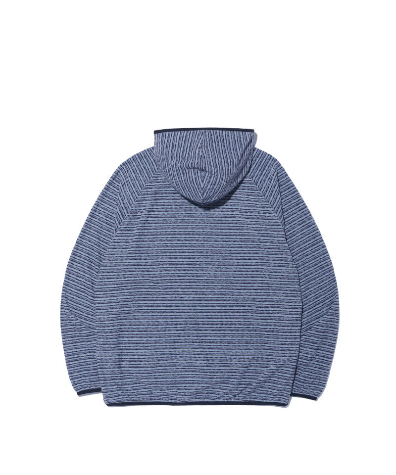 SIDE ZIP TERRY HOODIE (BLUE) 사진 4/4