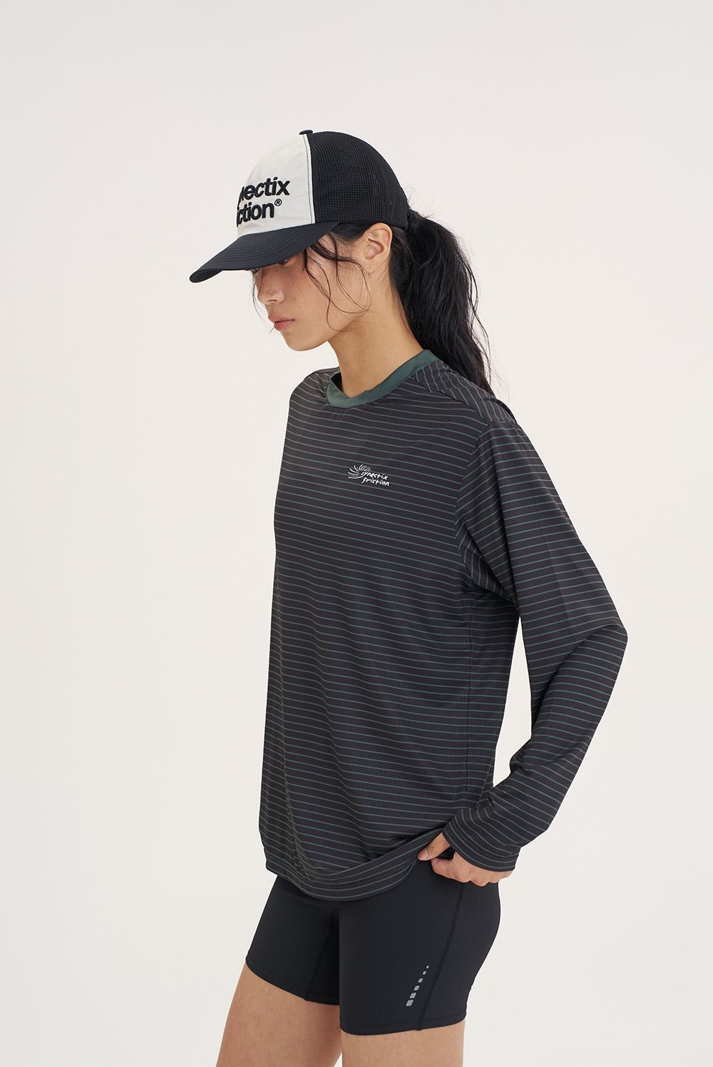 STRIPED NEO LONG SLEEVE (INK BLACK) 사진 3/4