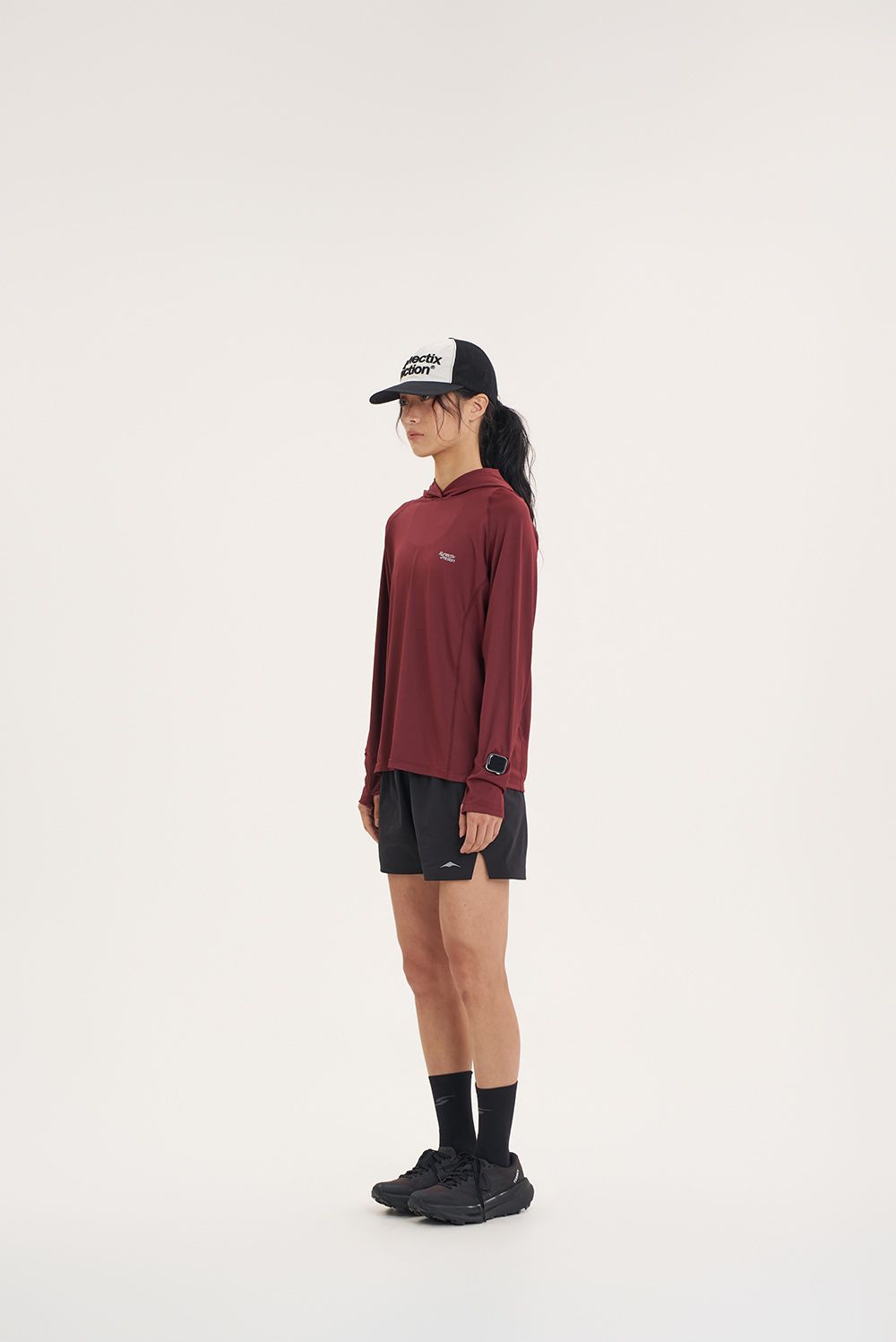 FLUID HOODIE (BURNT RED) 사진 2/4
