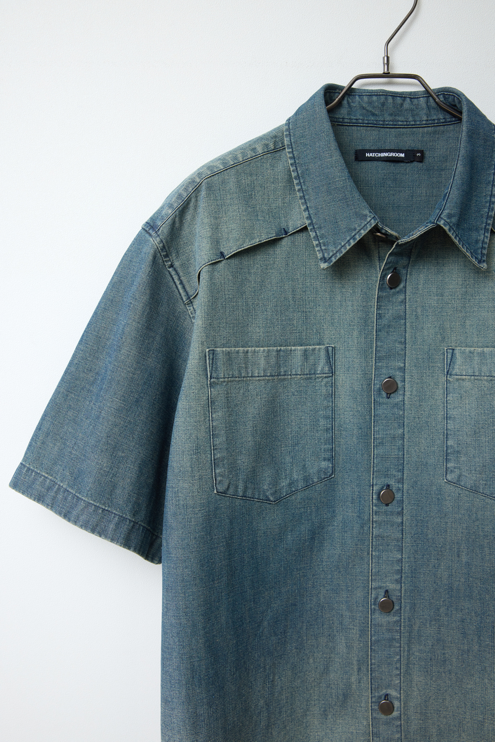 Vented Shirt Chambray Blue 사진 4/4