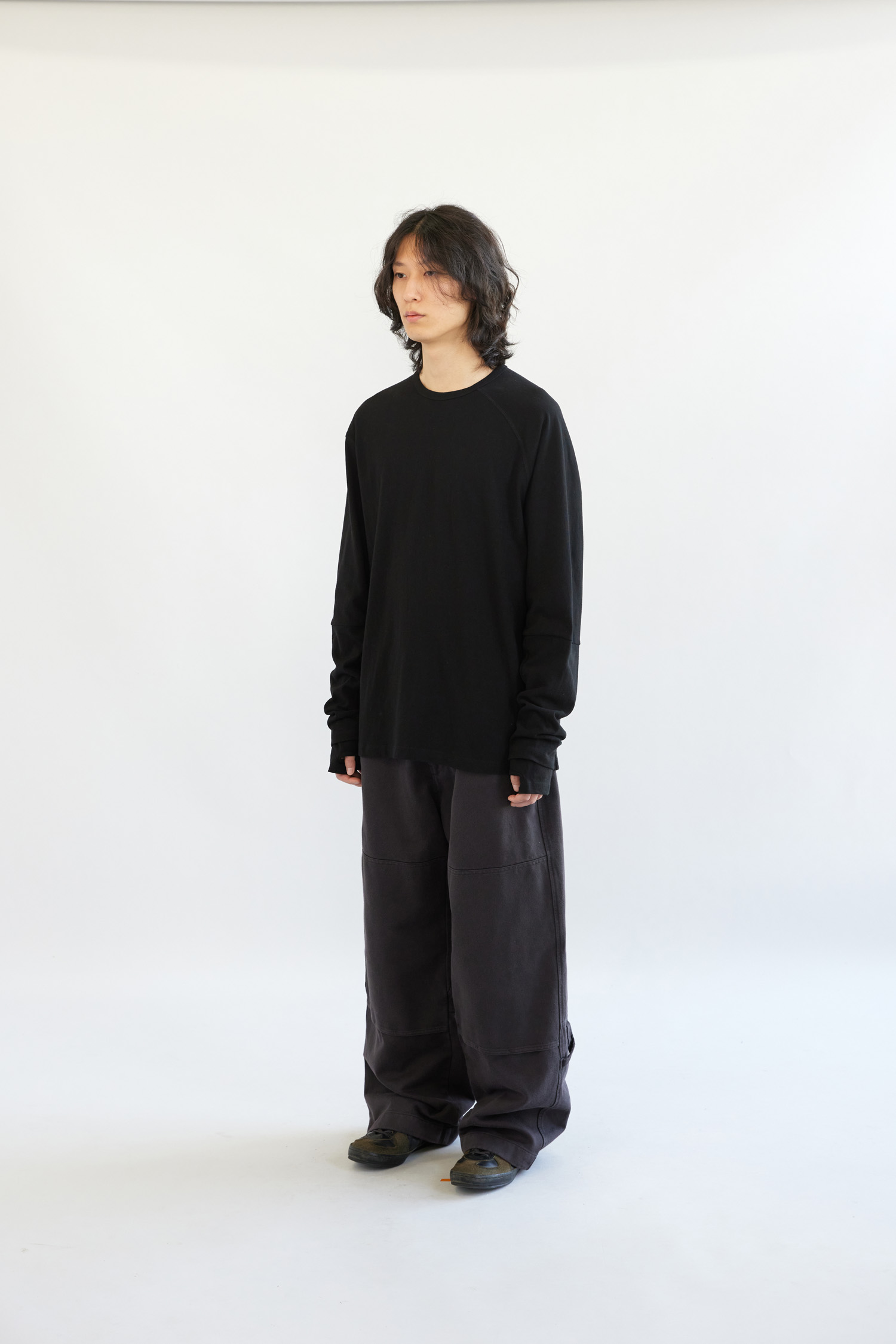 Double Sleeve Tee Black 사진 2/4