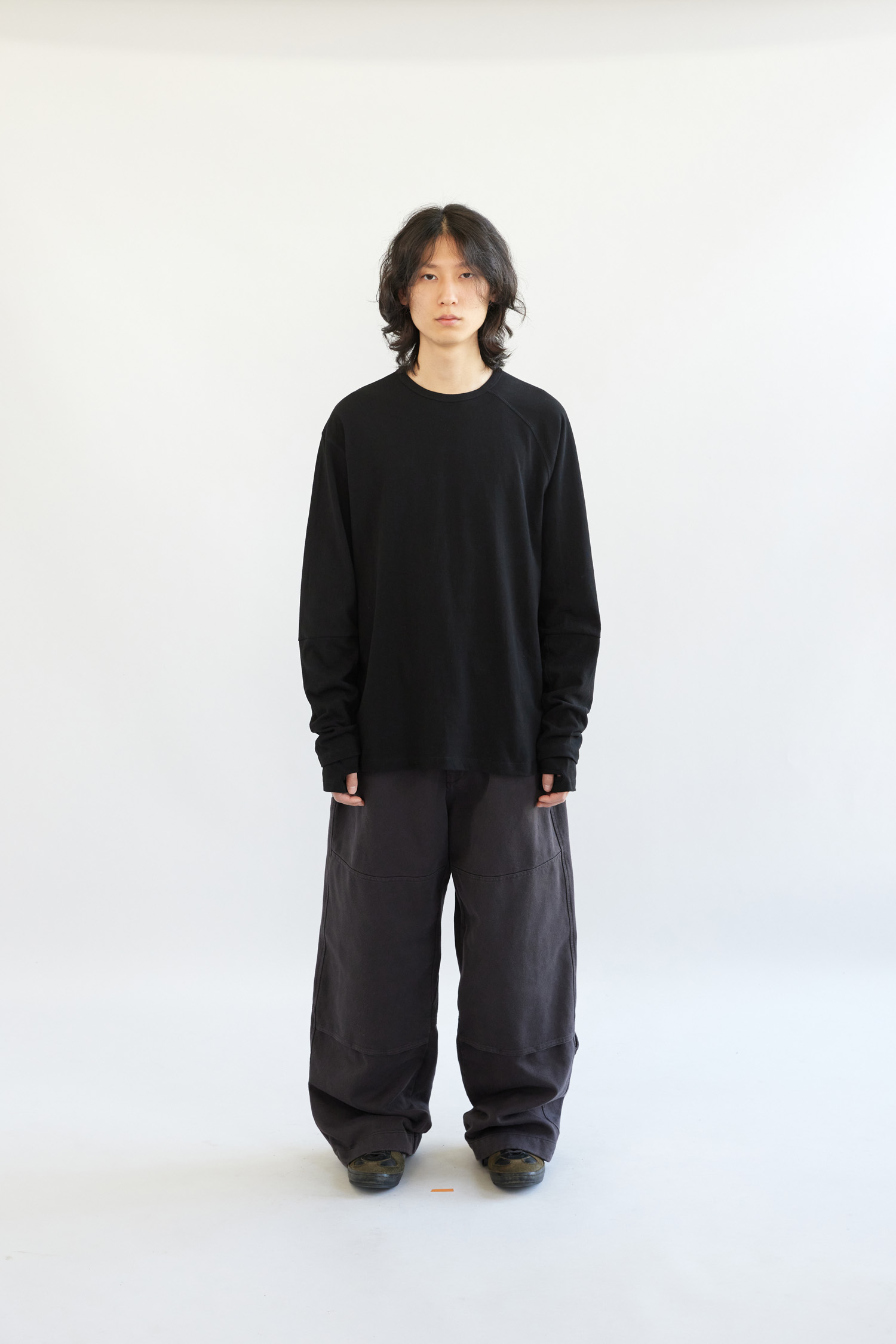Double Sleeve Tee Black 사진 1/4