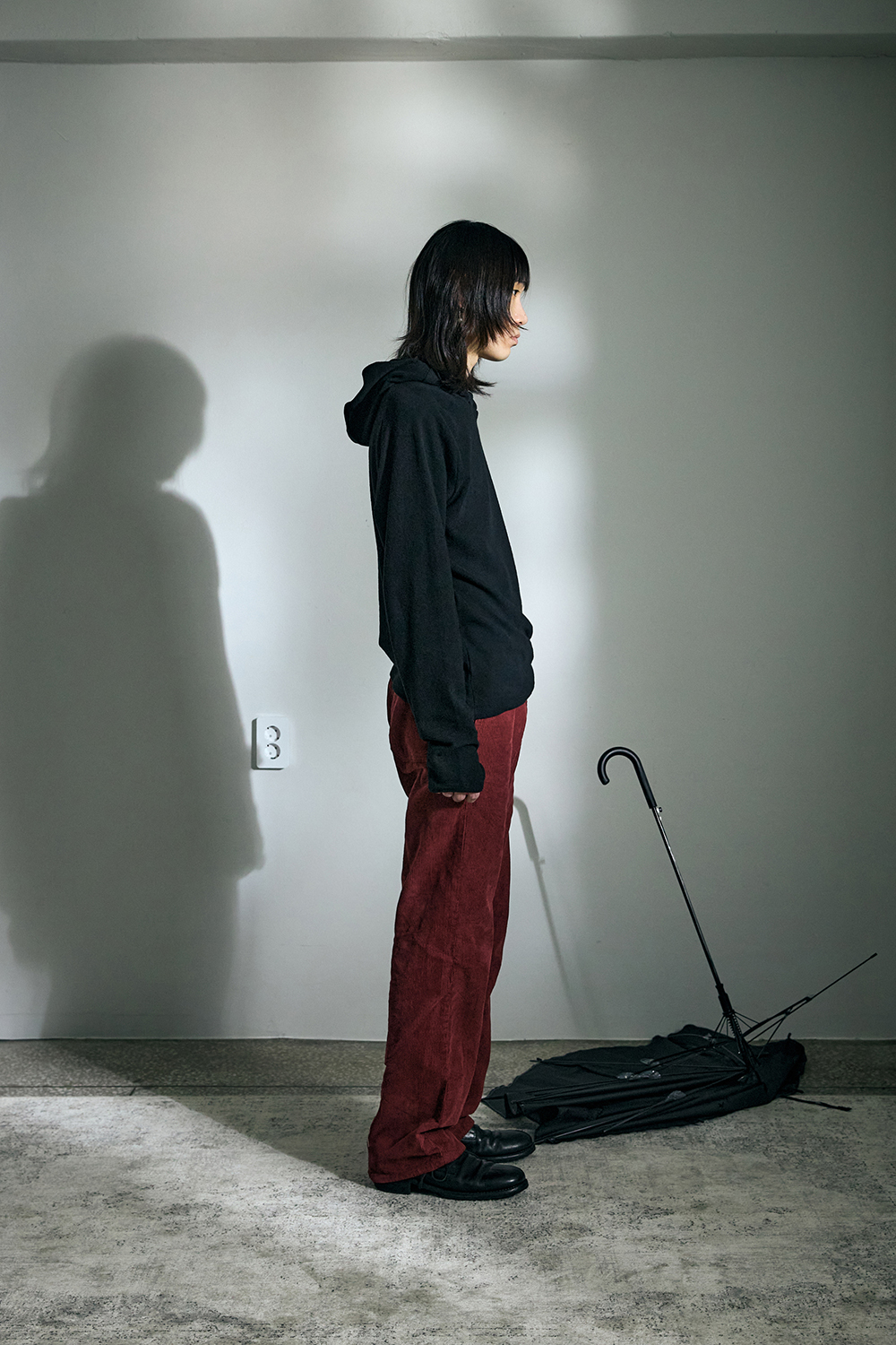 Regular Base Hoodie Black 사진 2/4