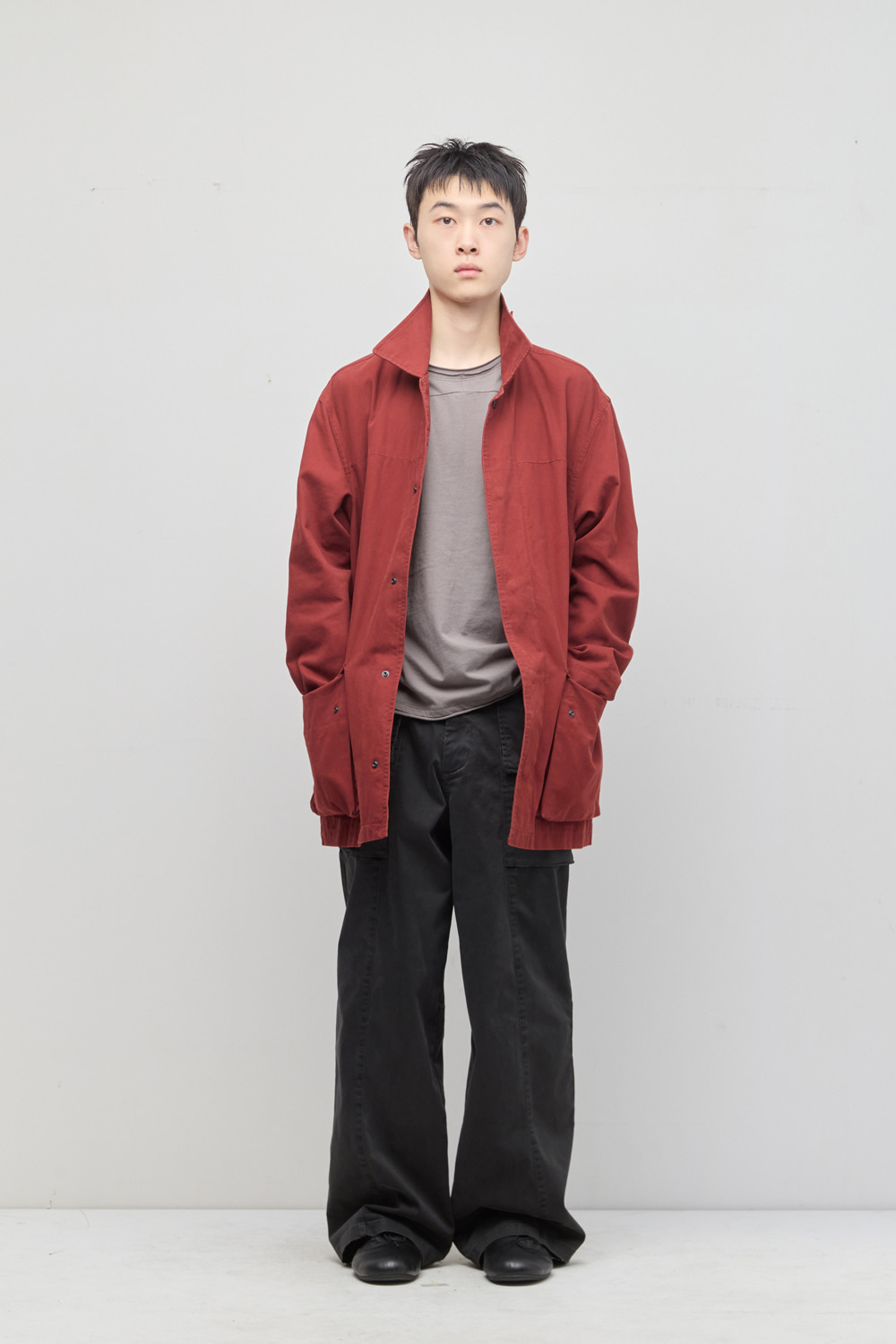 Canvas Work Parka Dark Red 사진 2/4
