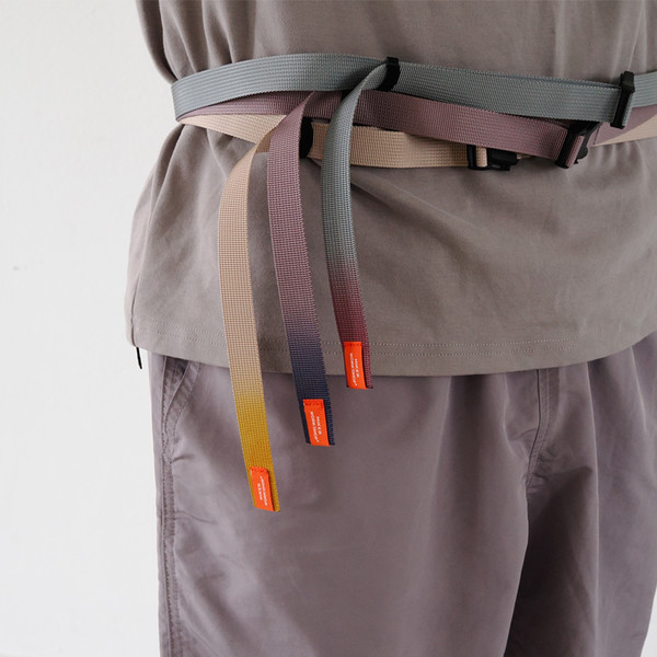 「Webbing Waist Belt」 Beige 사진 4/4