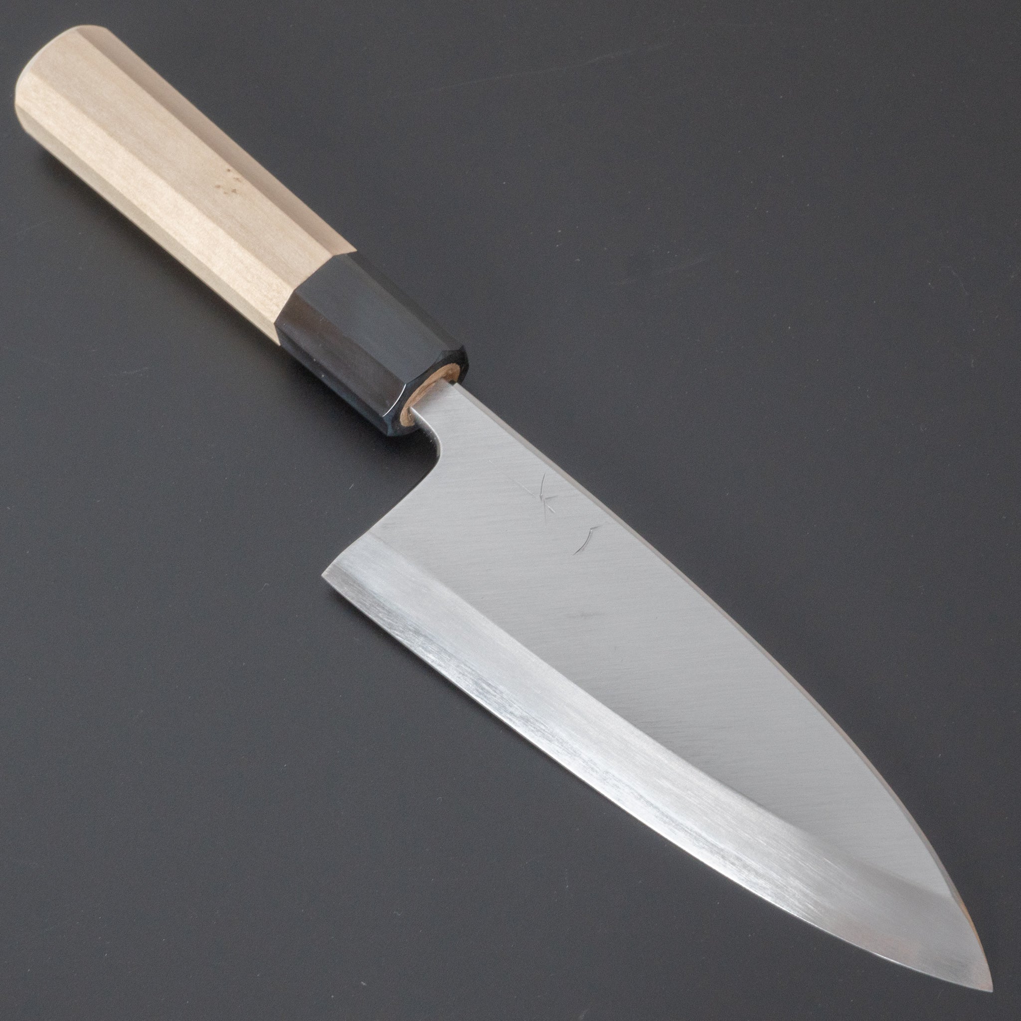 Hitohira Nakagawa Rikichi Silver #3 Deba 150mm Ho Wood Handle (Saya)