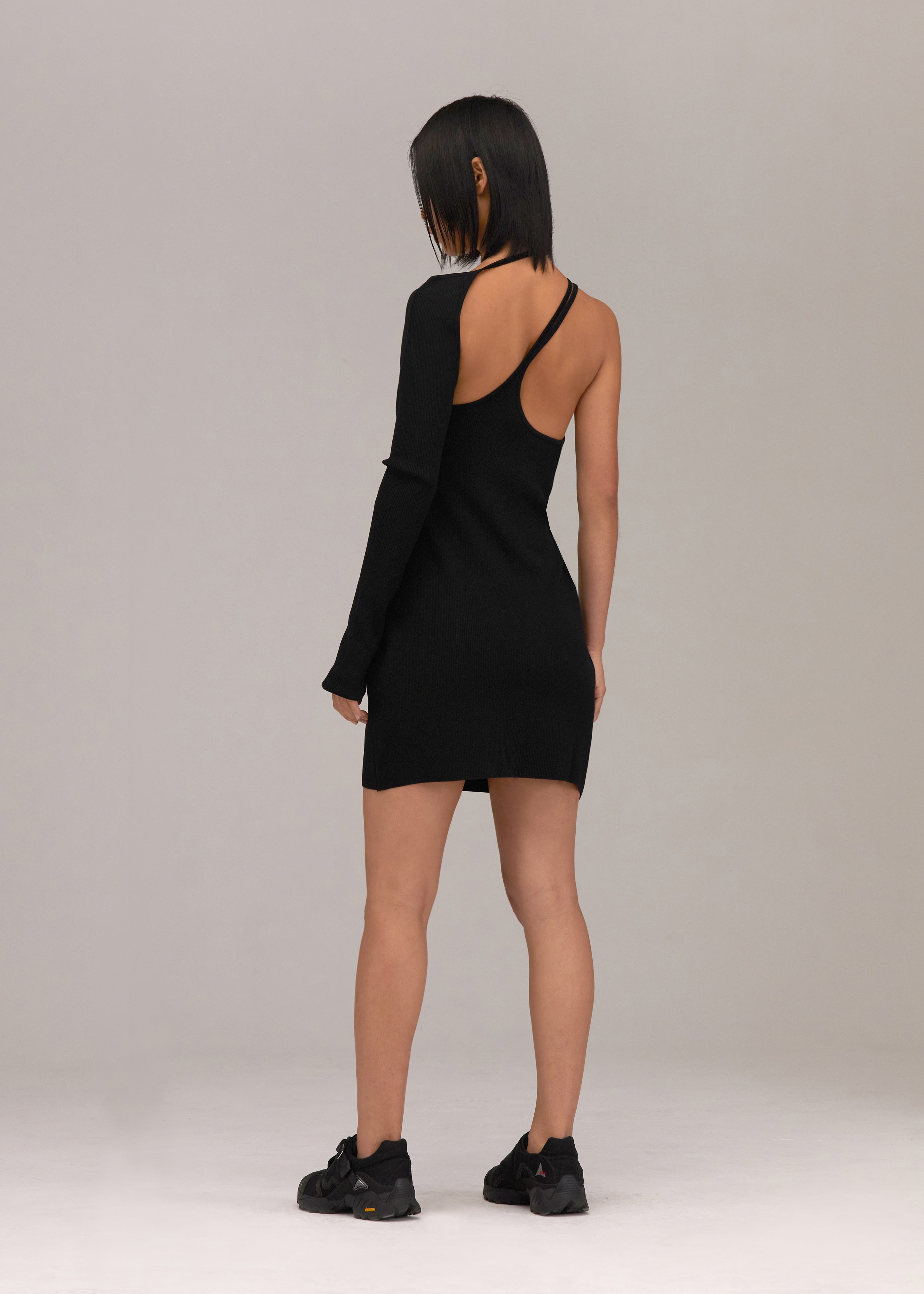Knit Mini Dress w/ Sleeve 사진 3/4