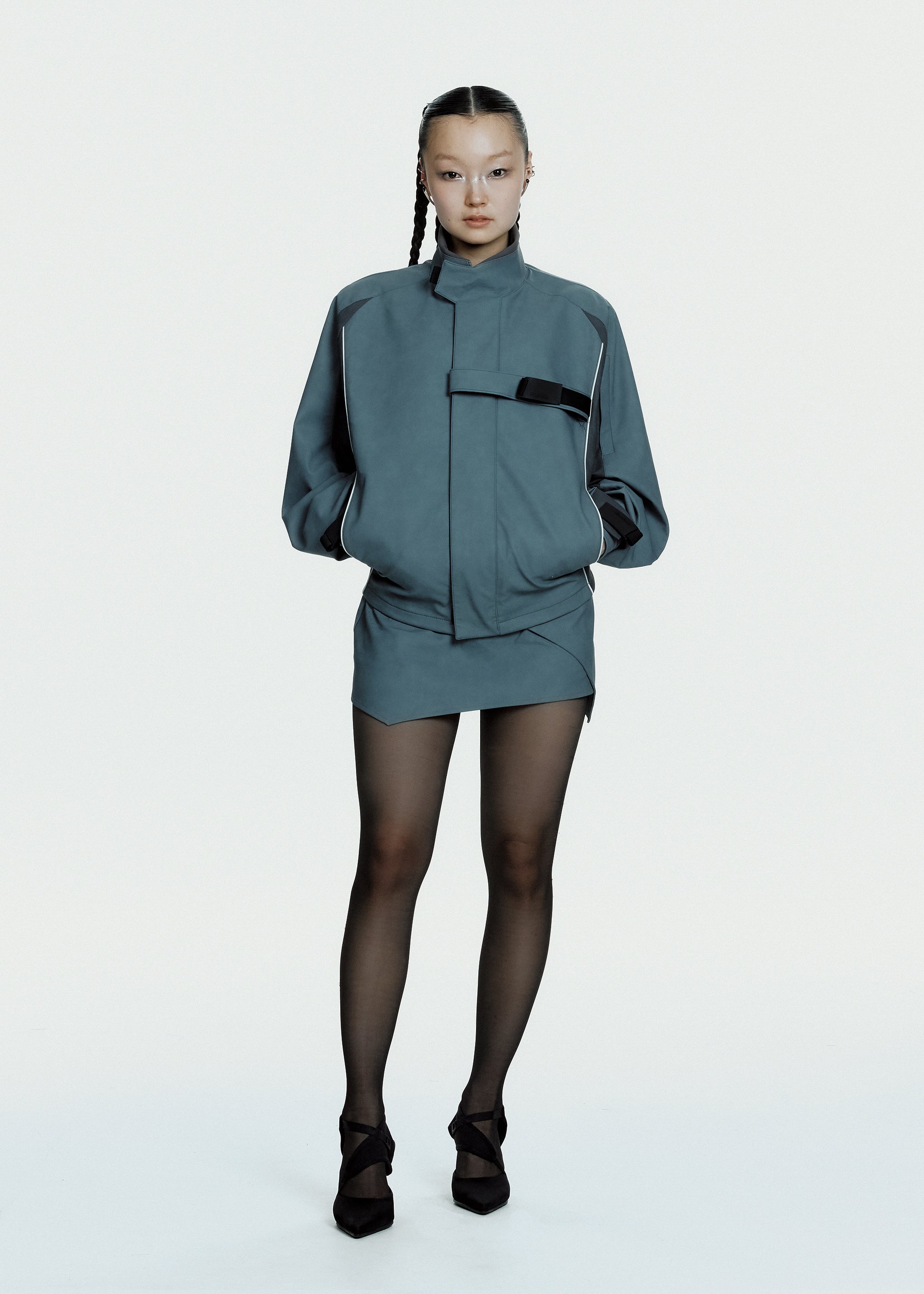 Racer Mini Skirt 사진 2/4