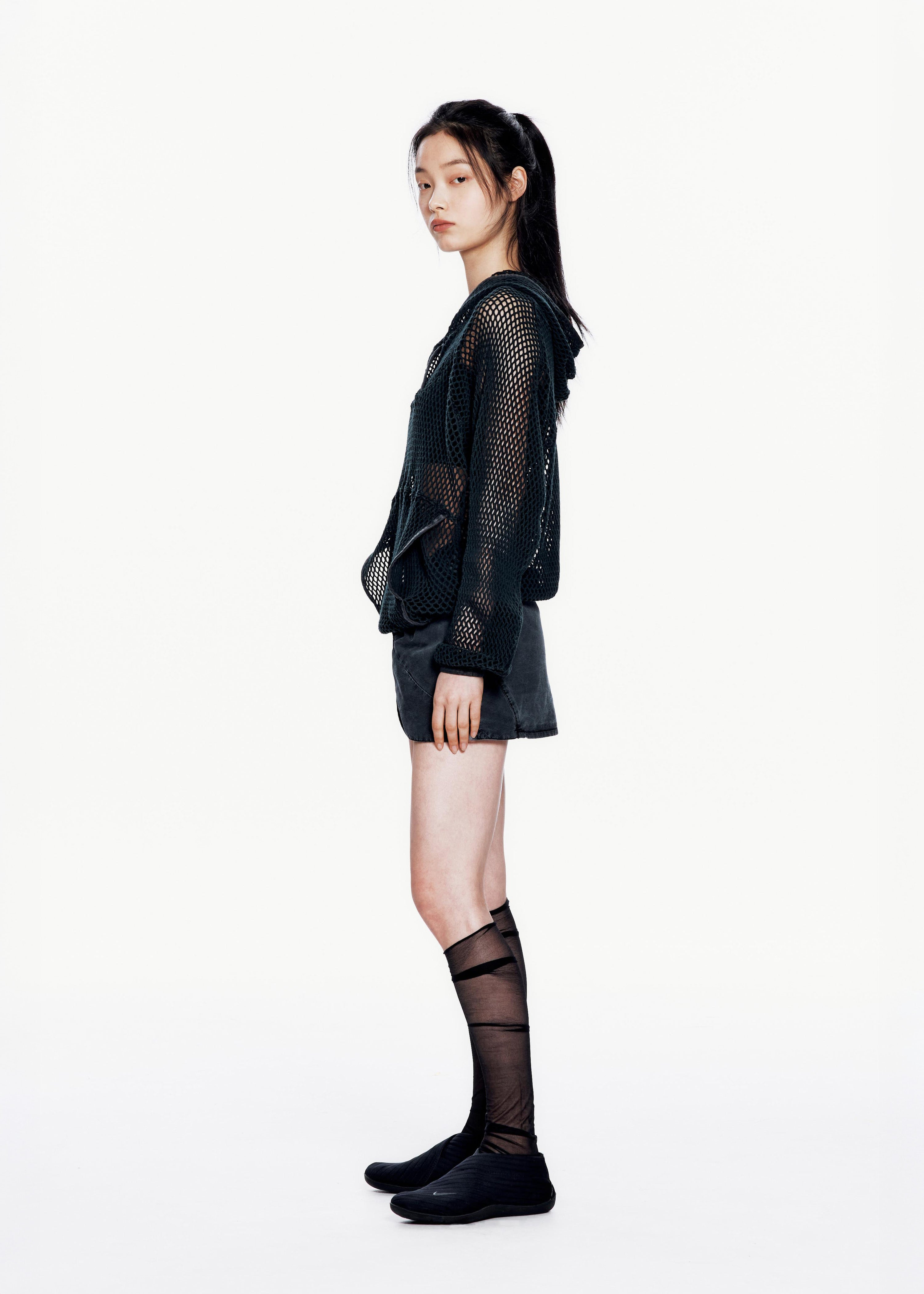 Washed Mesh Hoodie 사진 2/4