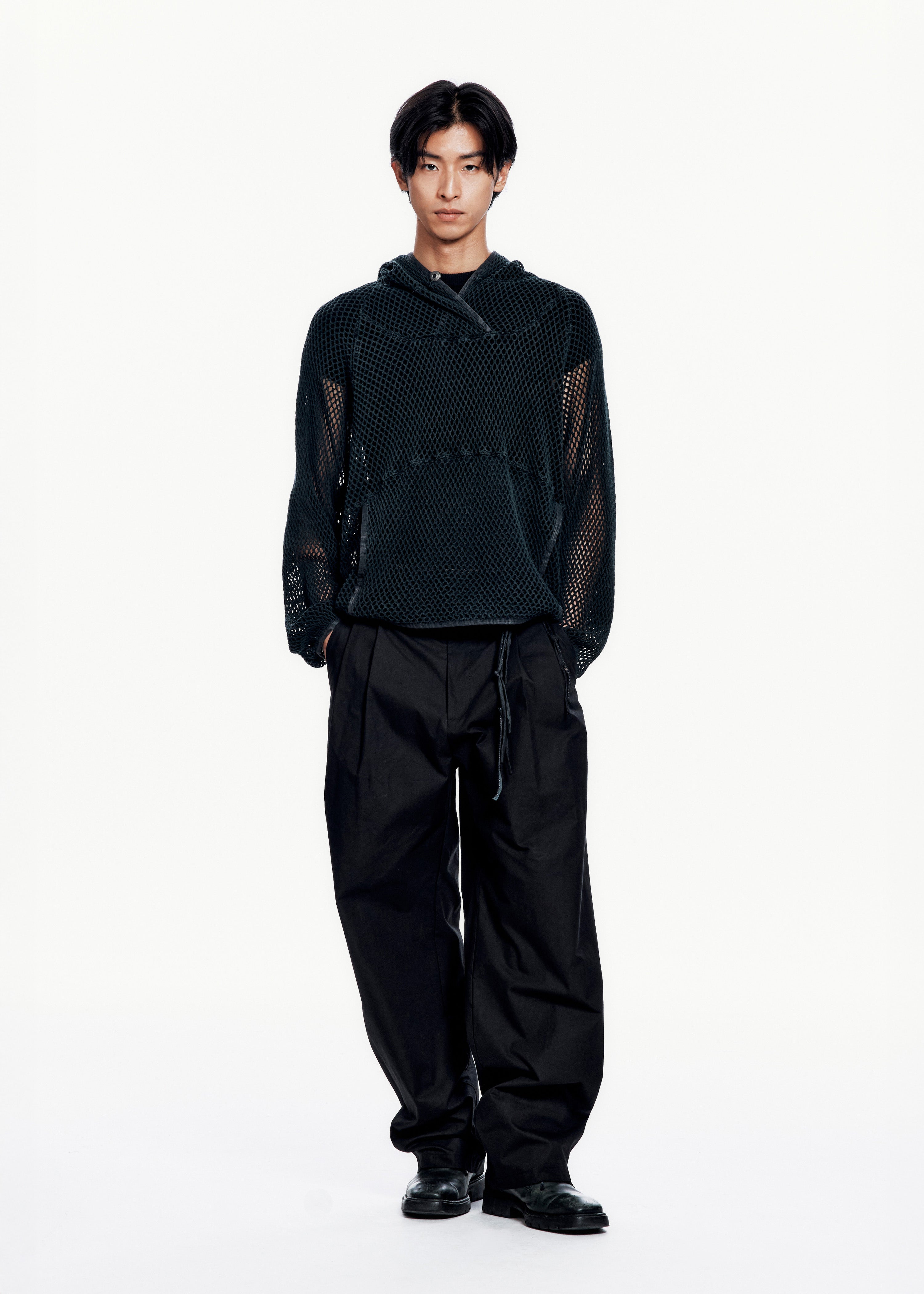 Washed Mesh Hoodie 사진 3/4