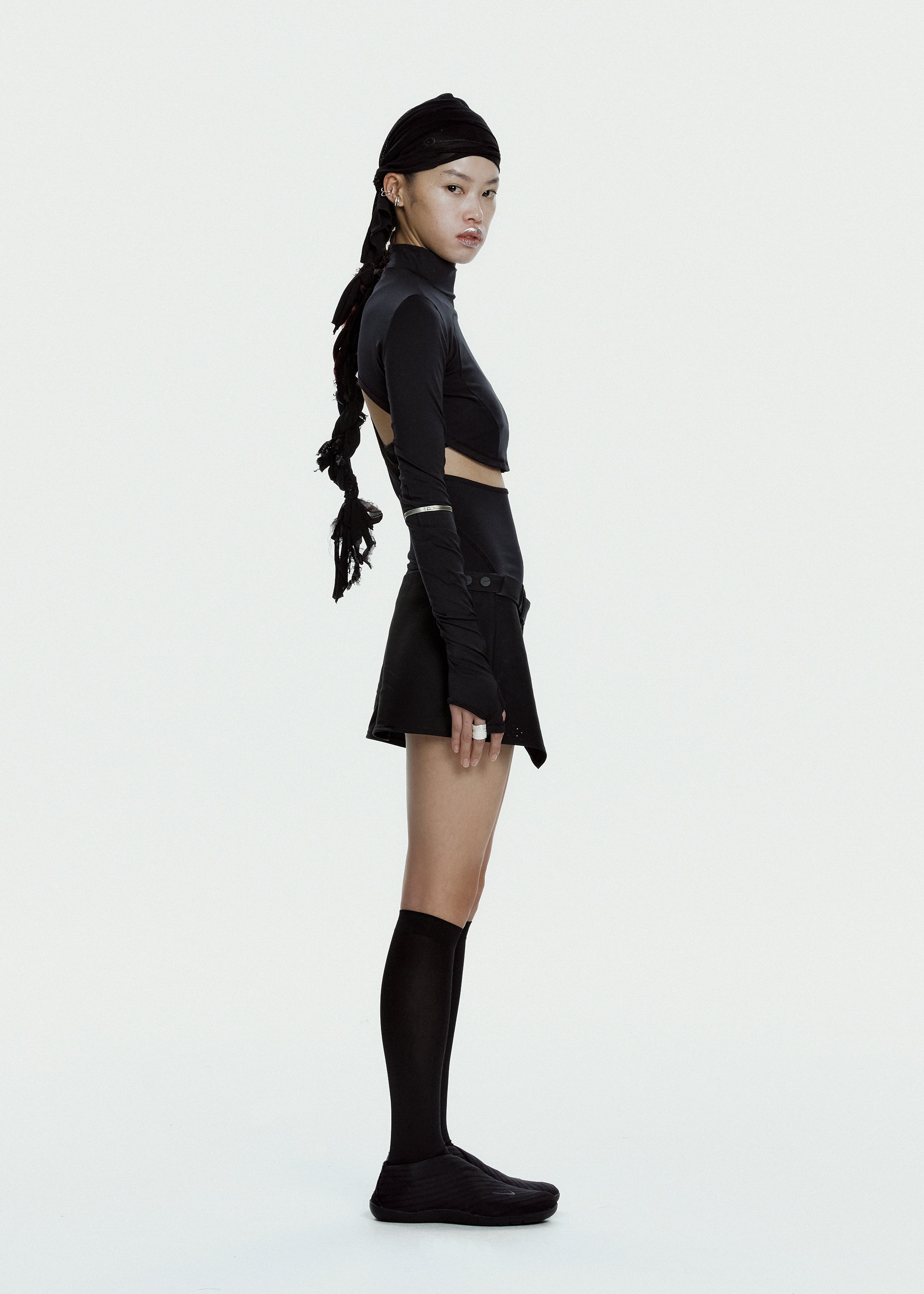 Double Layer Crop Top 사진 2/4