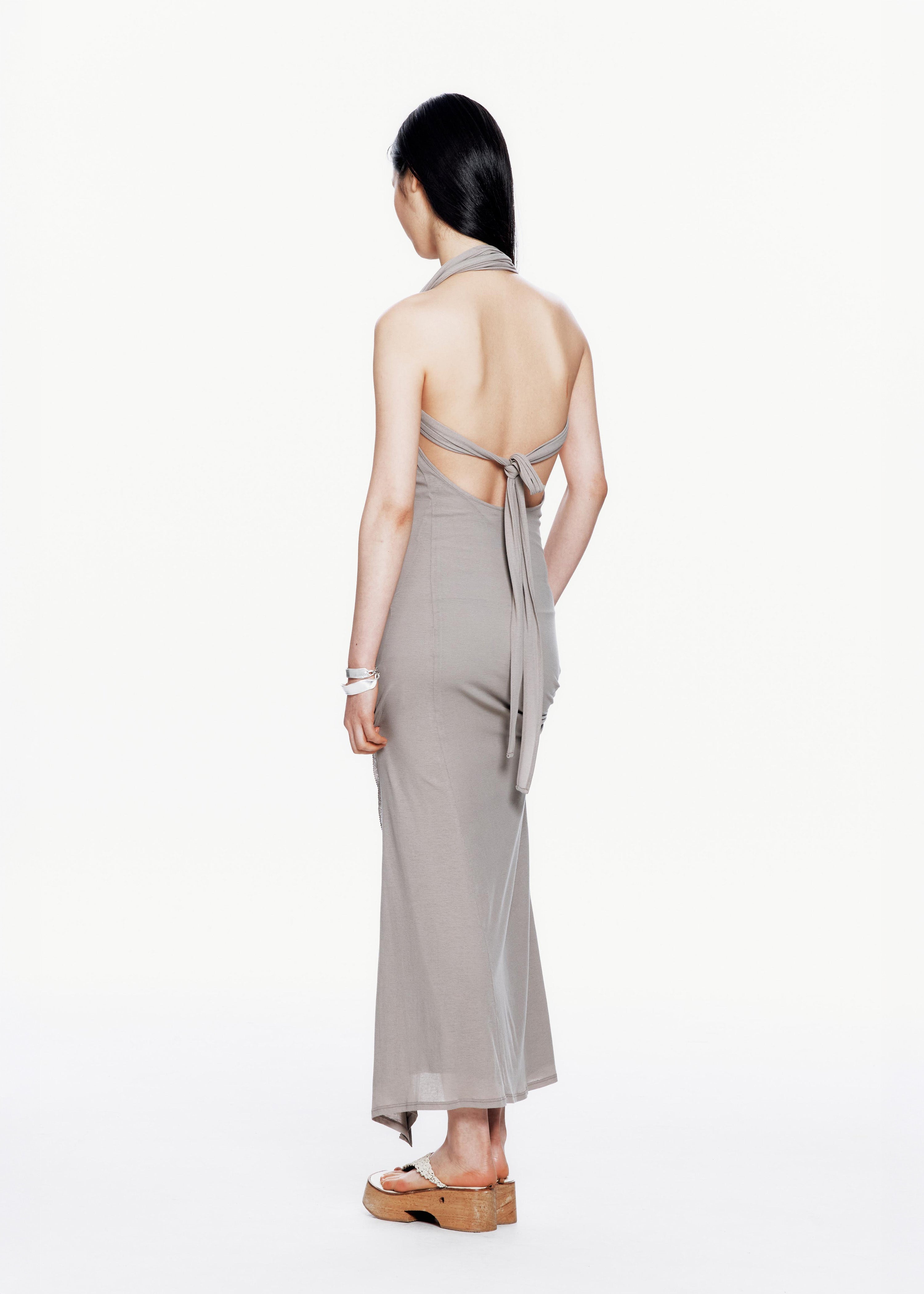 Knotted Halter Dress 사진 3/4