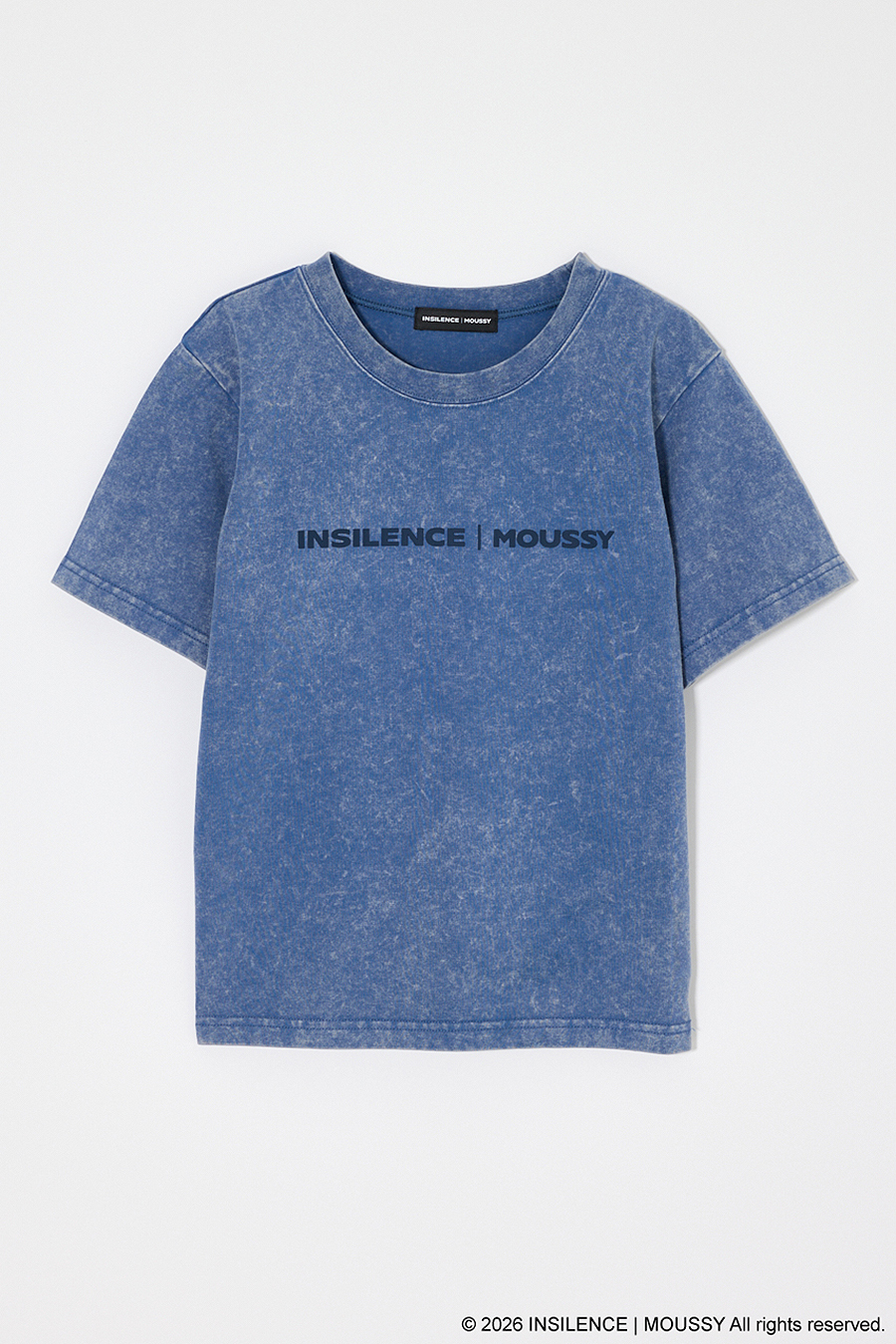 INSILENCE x MOUSSY LOGO TEE BLUE 사진 4/4