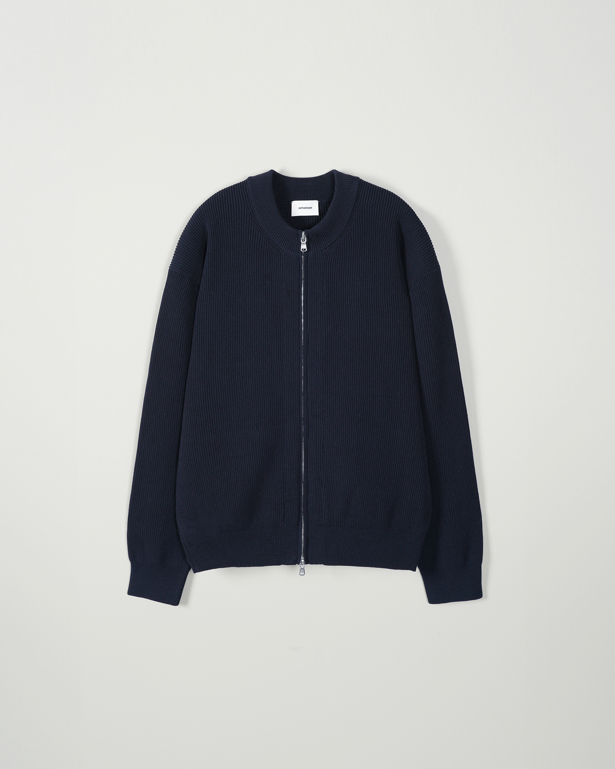 JOEY ROUND ZIP KNIT PARKA - DEEP NAVY 사진 4/4