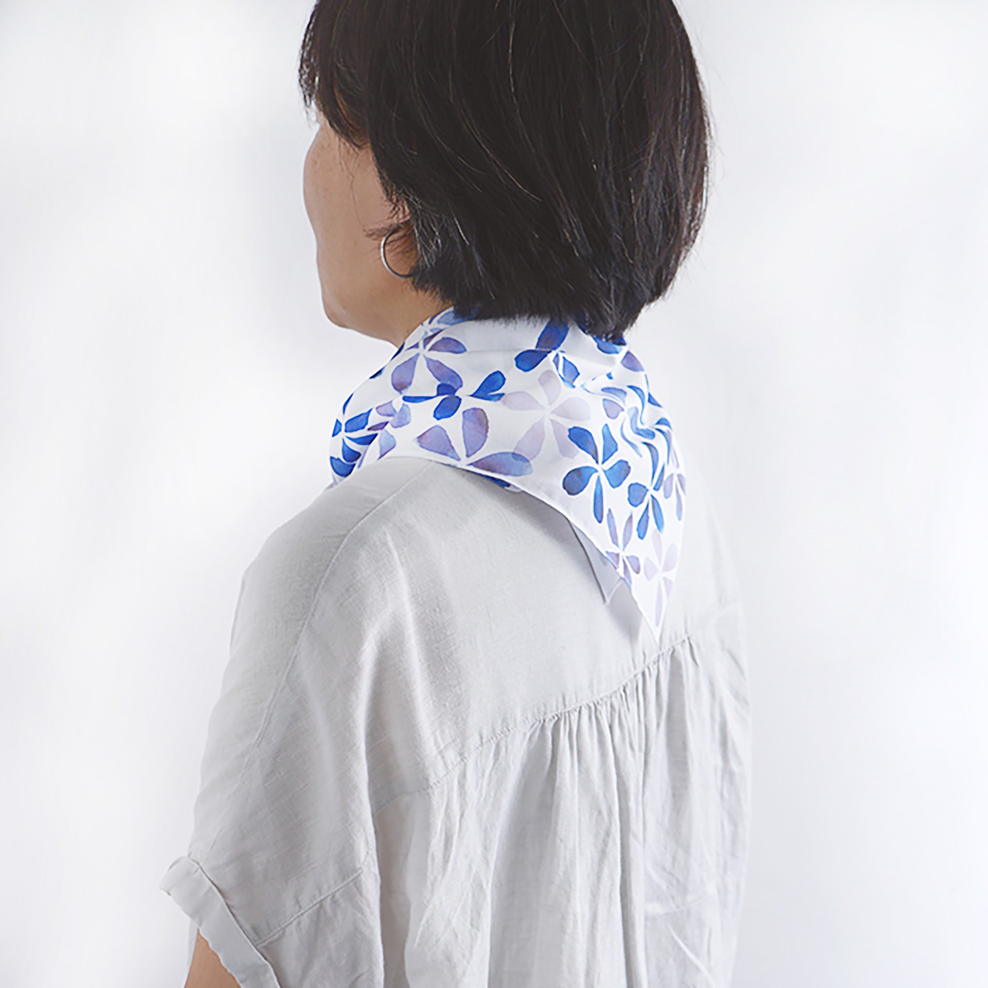Watercolor Flowers BANDANA FUROSHIKI Small 사진 4/4