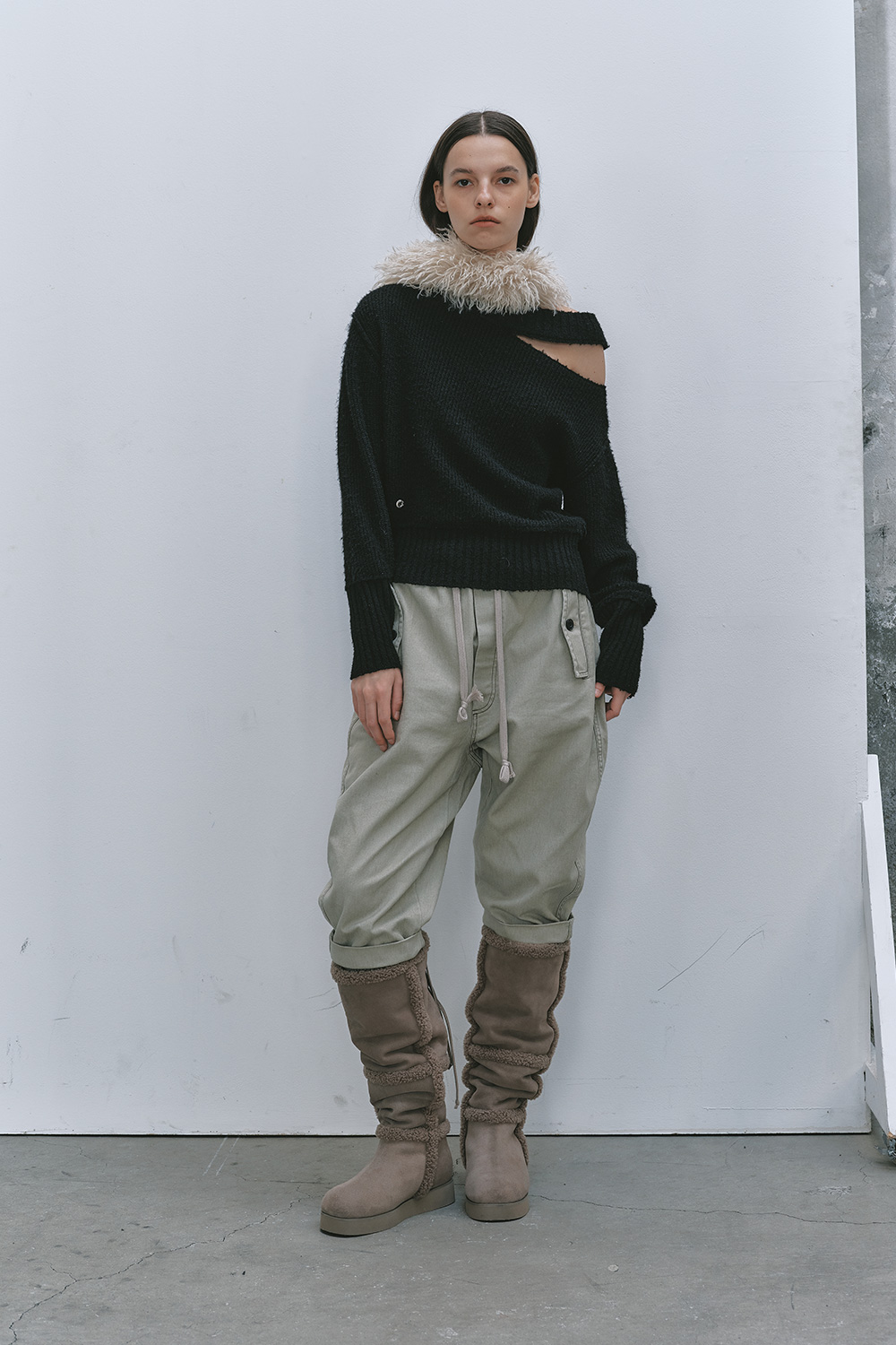 TETHER LONG BOOTS / GREY 사진 4/4