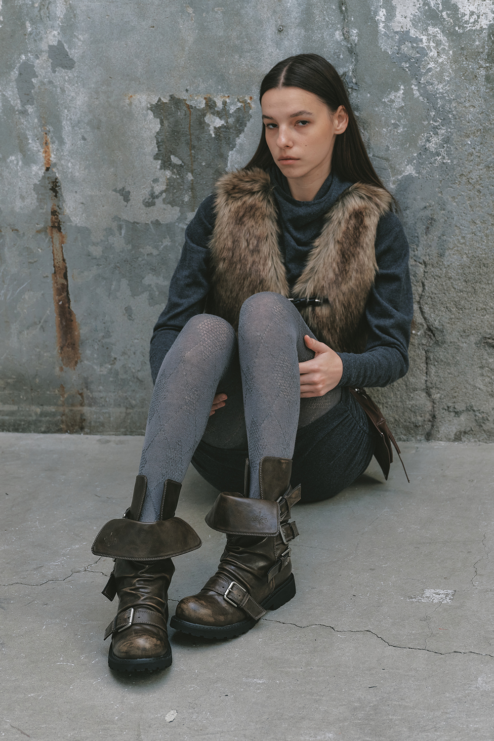 [KHIHO X Misekiseoul] MILLY BOOTS / BROWN 사진 4/4