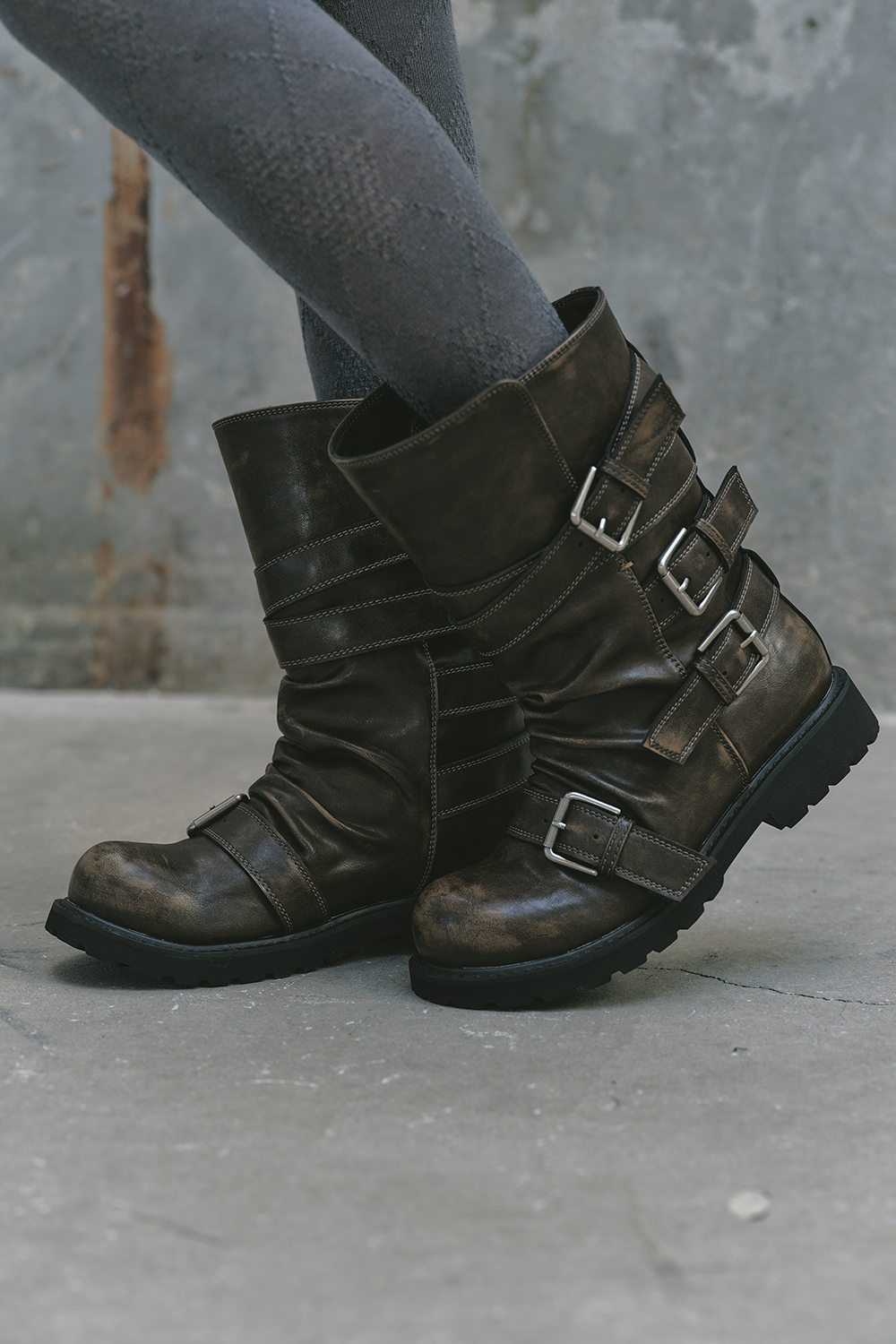 [KHIHO X Misekiseoul] MILLY BOOTS / BROWN 사진 2/4