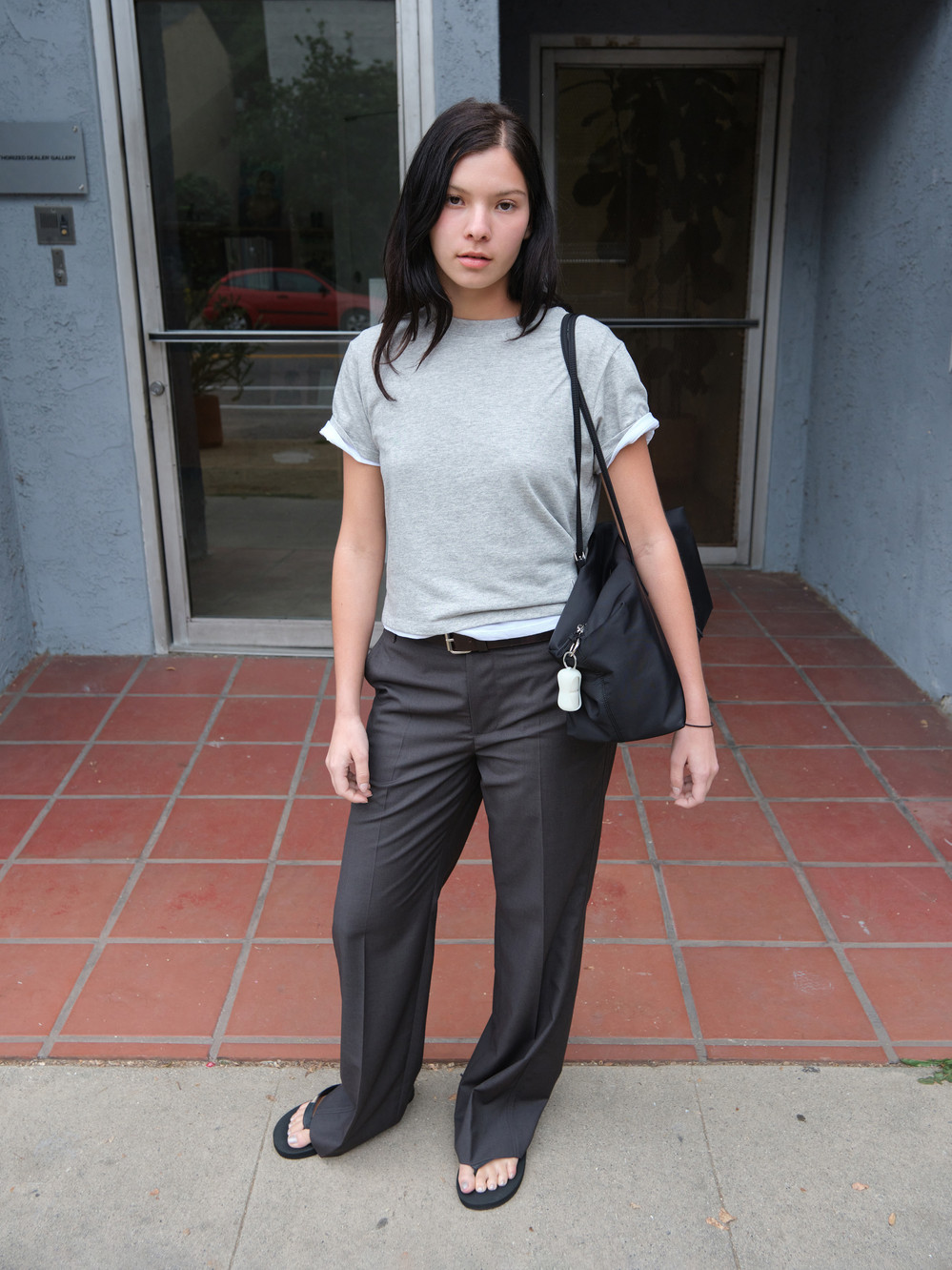 Caramel Box Shoulder Bag_Black