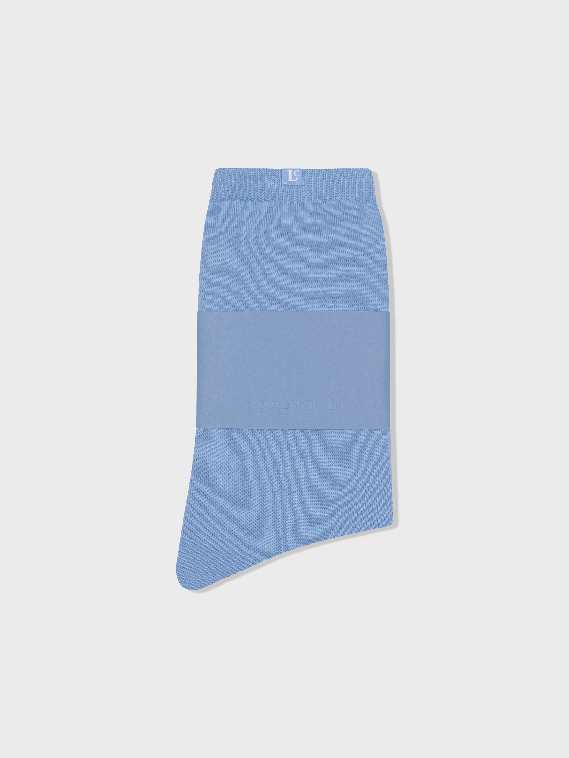 Cotton Midi Socks_Blue 사진
