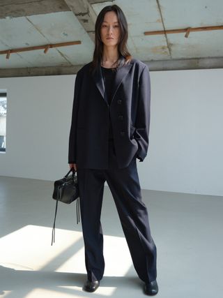 Wool Suit Trousers_Navy