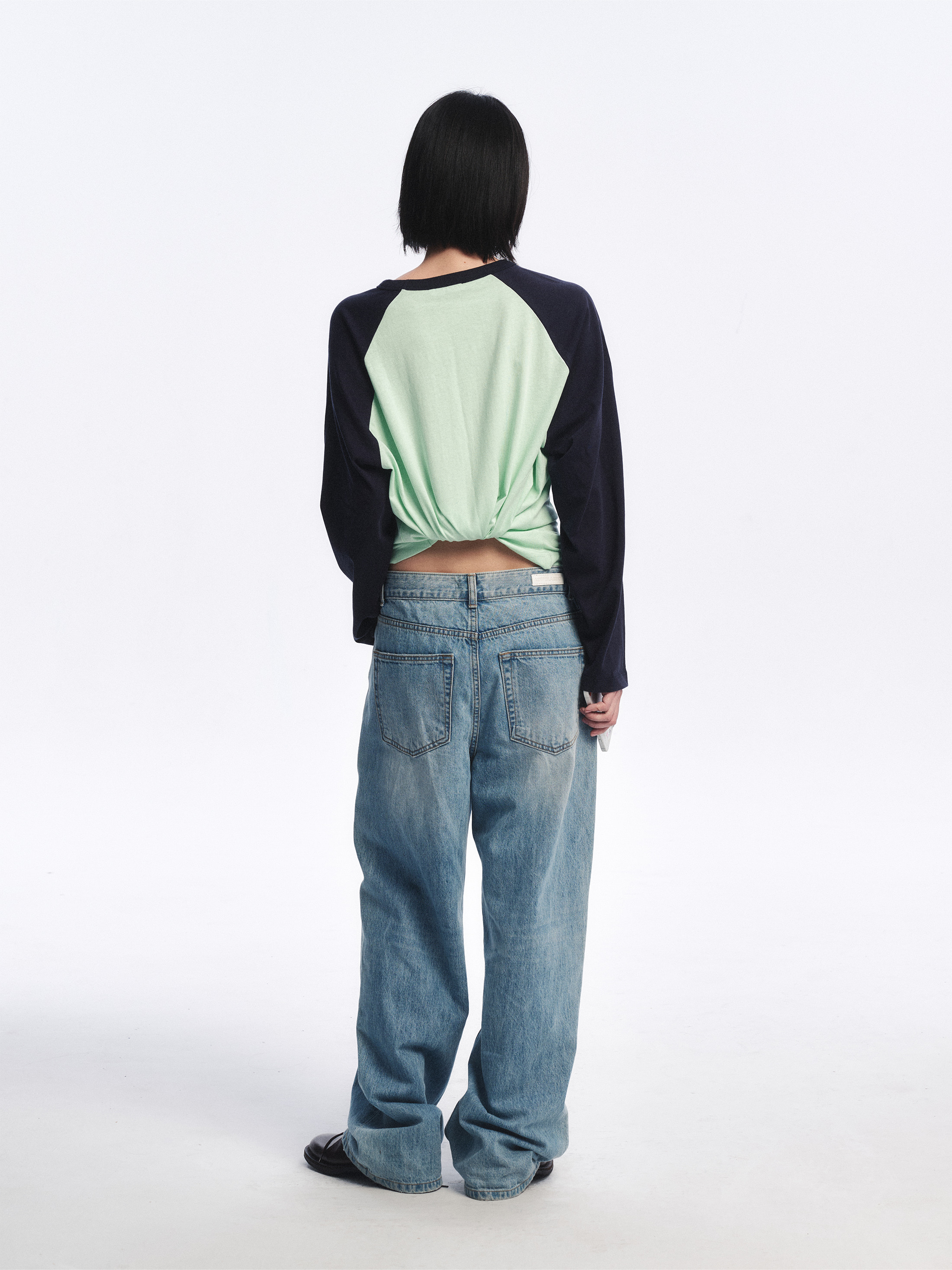 Postcard Raglan Tee_Mint 사진 2/4