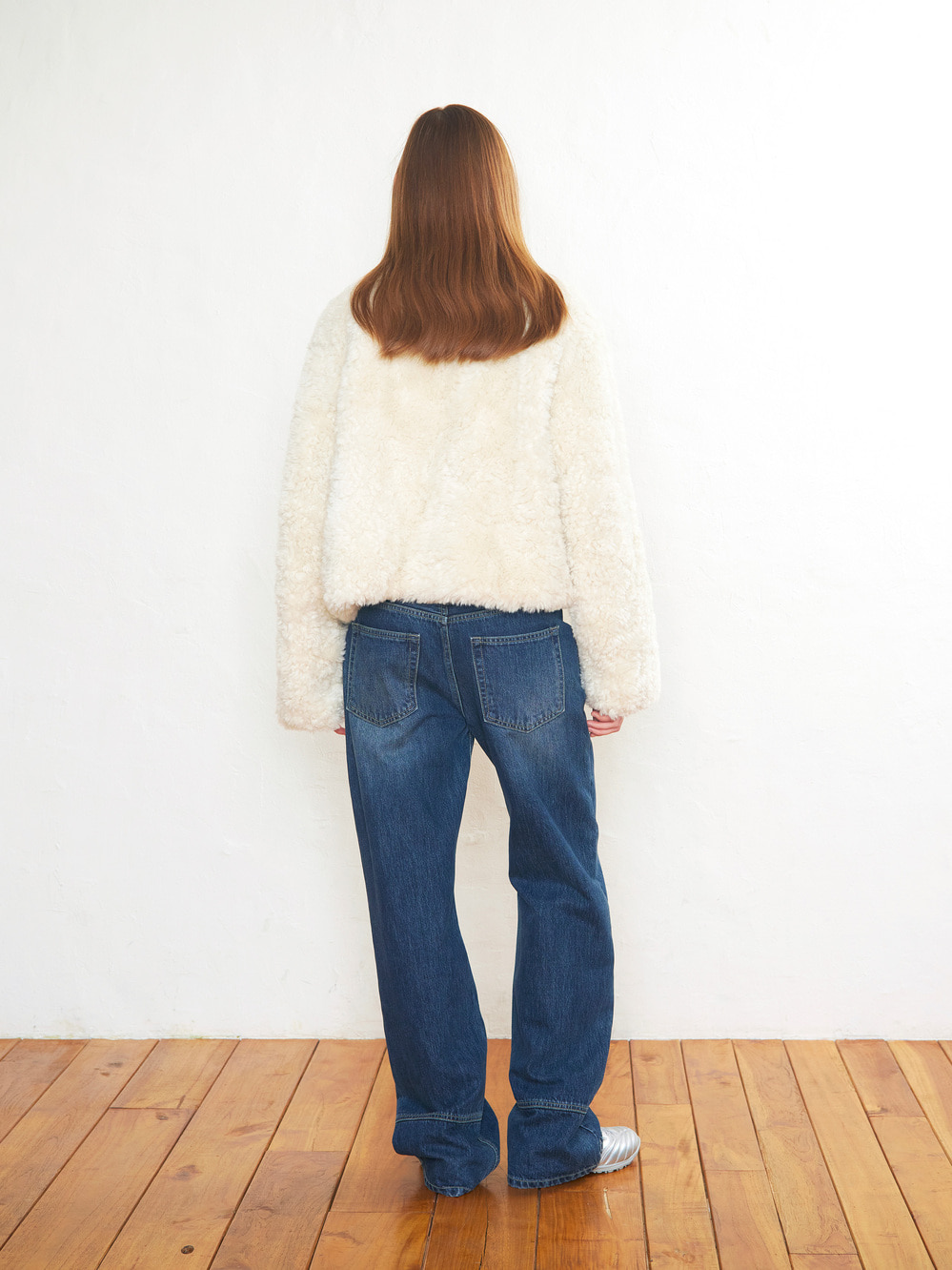 Fuzzy Fur Jacket_Ivory 사진 3/4