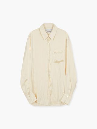 SILKY SHIRT_ivory