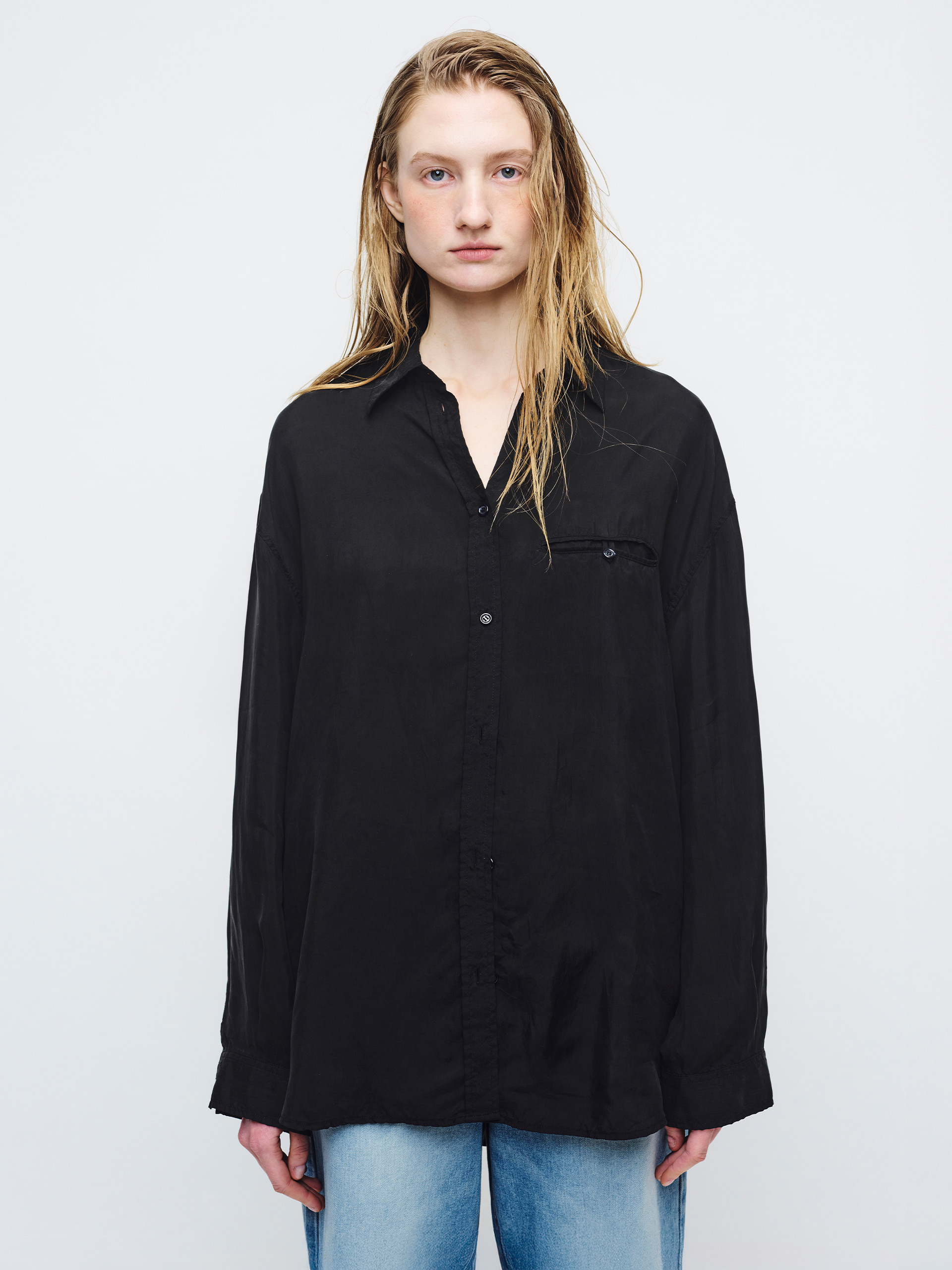 CUPRA SILKY SHIRT_black