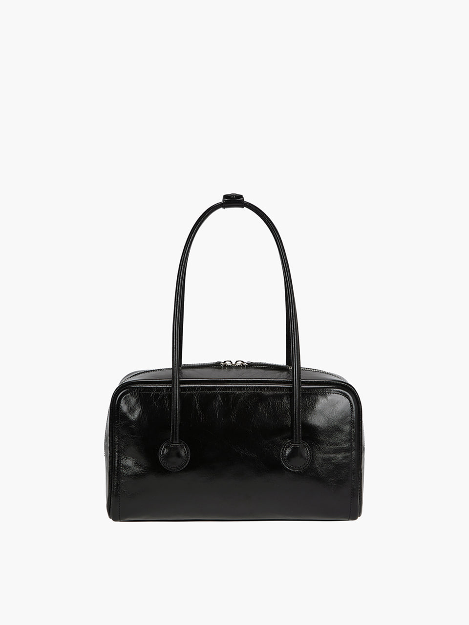 SOFT BOSTON SMALL_black crinkle 写真 2/4