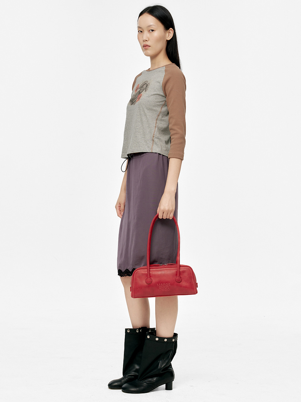 SOFT BOSTON EW_apple red pull-up 사진 2/4
