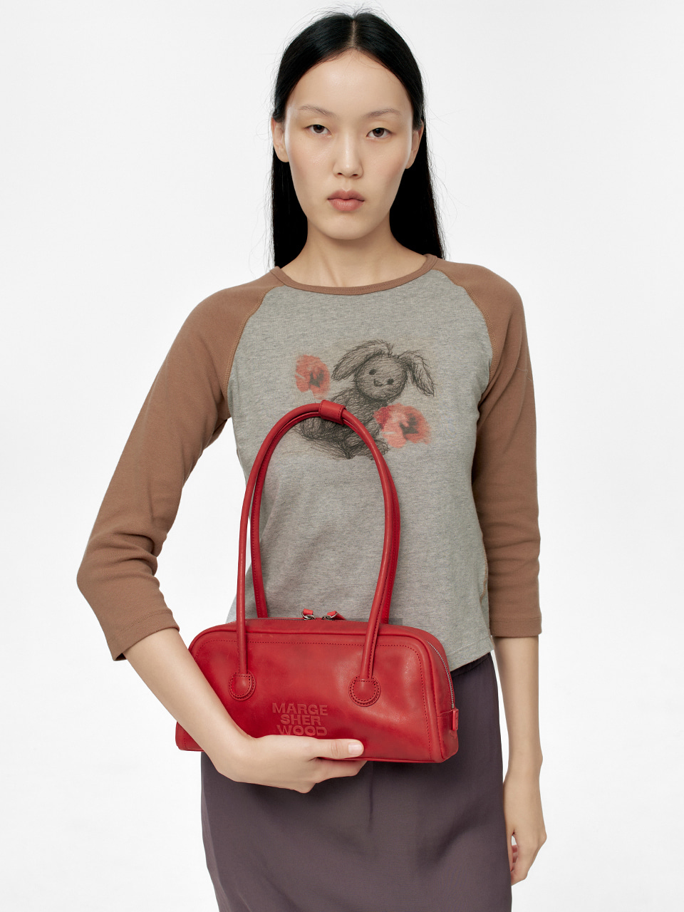SOFT BOSTON EW_apple red pull-up 사진 1/4